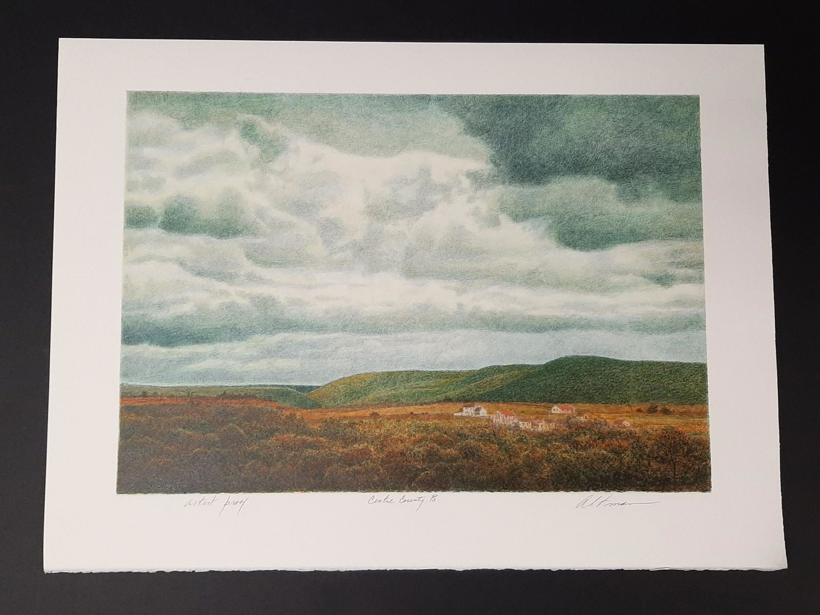 Harold Altman "Centre County, Pa" Artist's Proof (1 of 5)