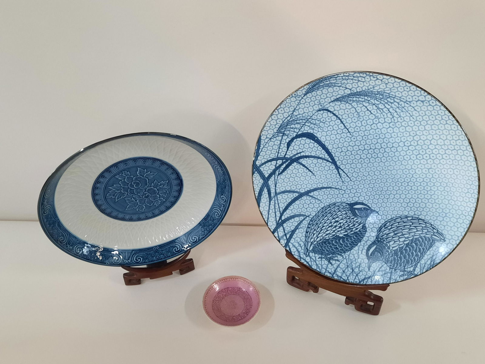 3 Pcs Chinese Porcelain incl Blue and White (1 of 7)