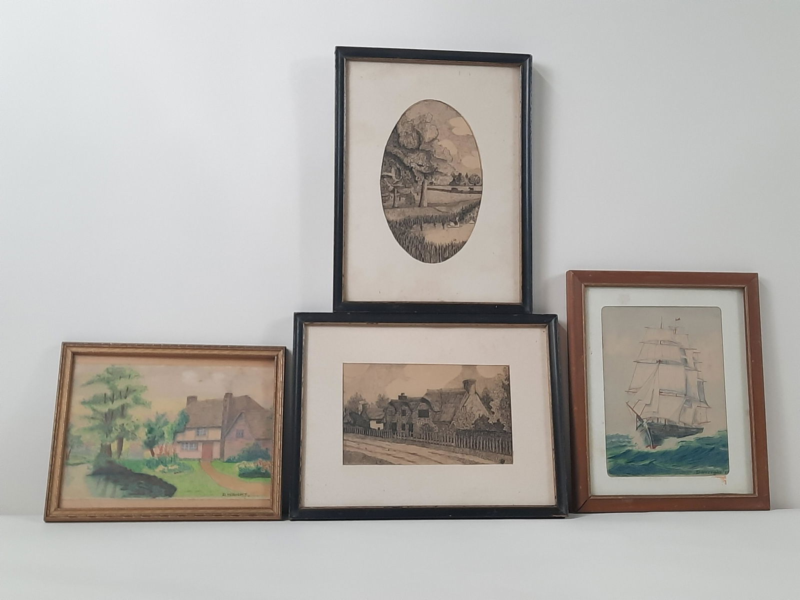 4 Douglas Wright Drawings incl Pen and Ink (1 of 7)