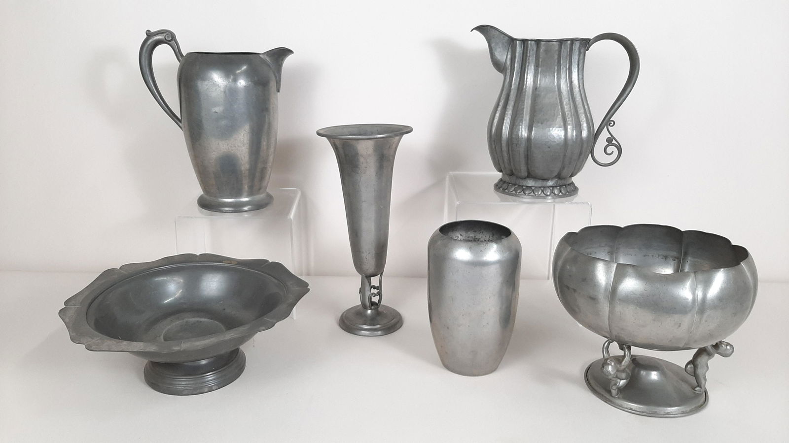 6 Pcs Pewter incl. Nekrassoff (1 of 6)