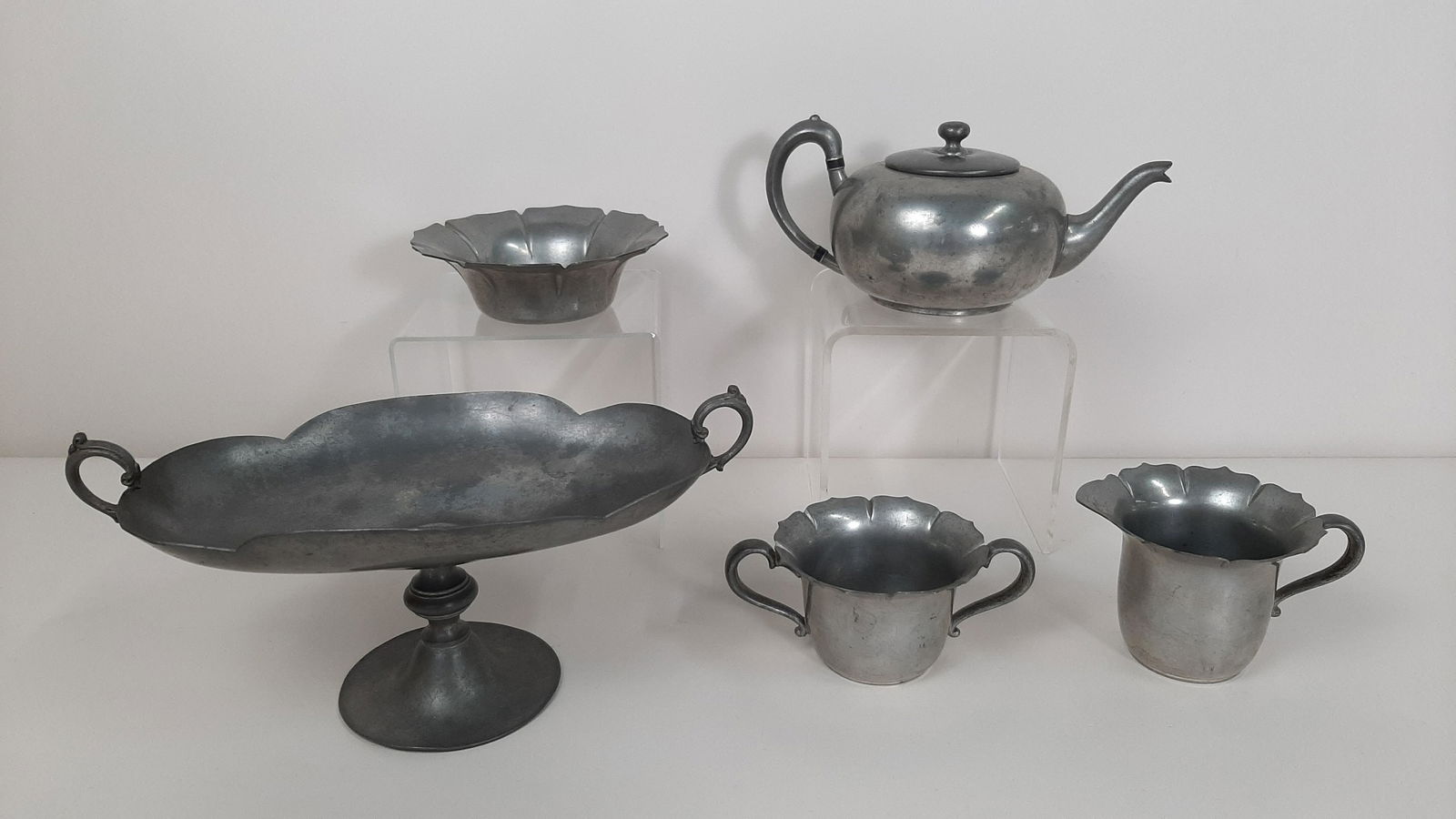 5 Pcs Pewter incl. Alden (1 of 6)