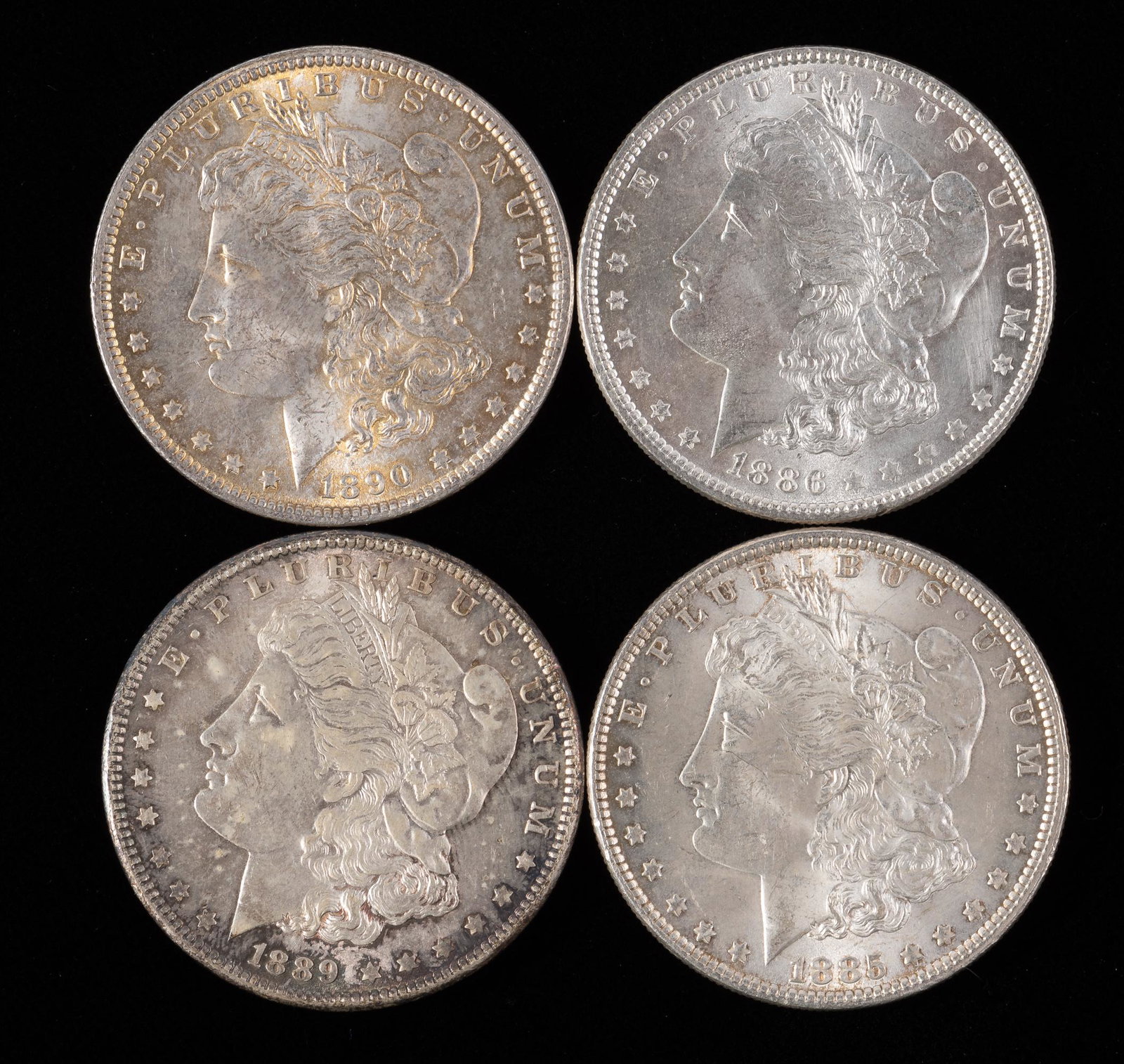 4 Morgan Silver Dollars (1 of 2)