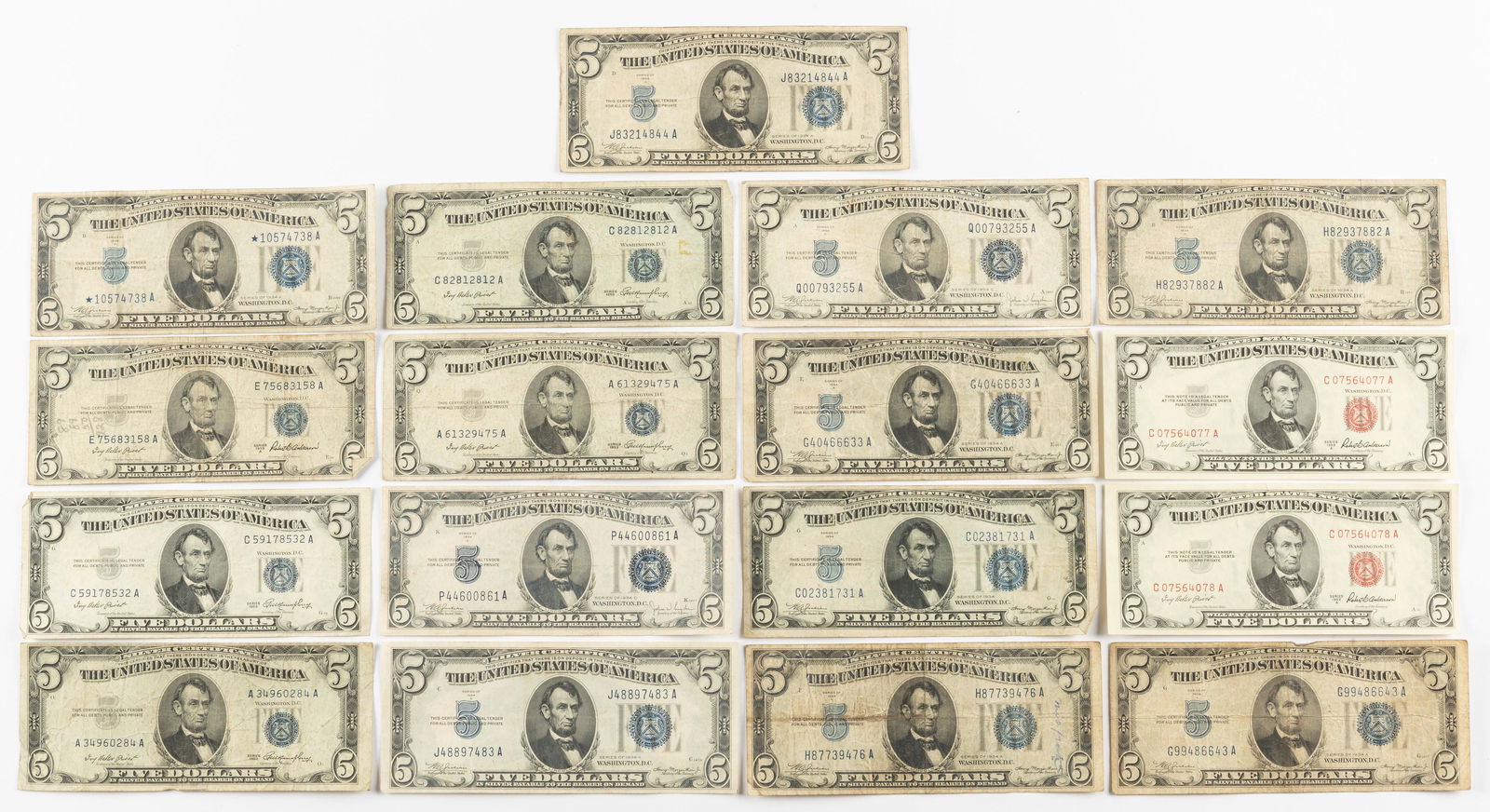 18 $5.00 Notes (1 of 2)