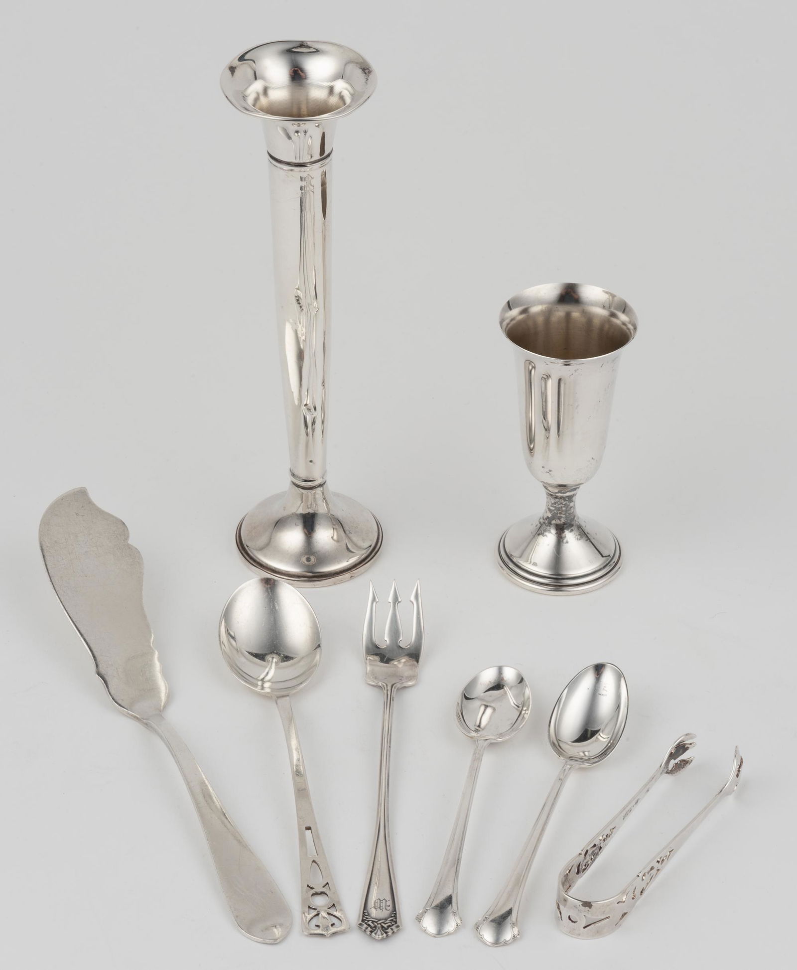 8 Pcs Sterling Tableware (1 of 20)