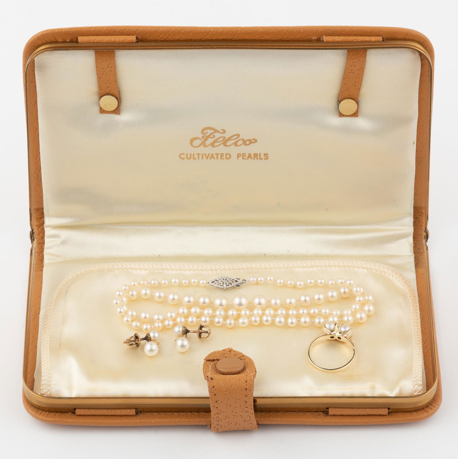 Pearl Necklace, Ring, and Earrings (1 of 8)