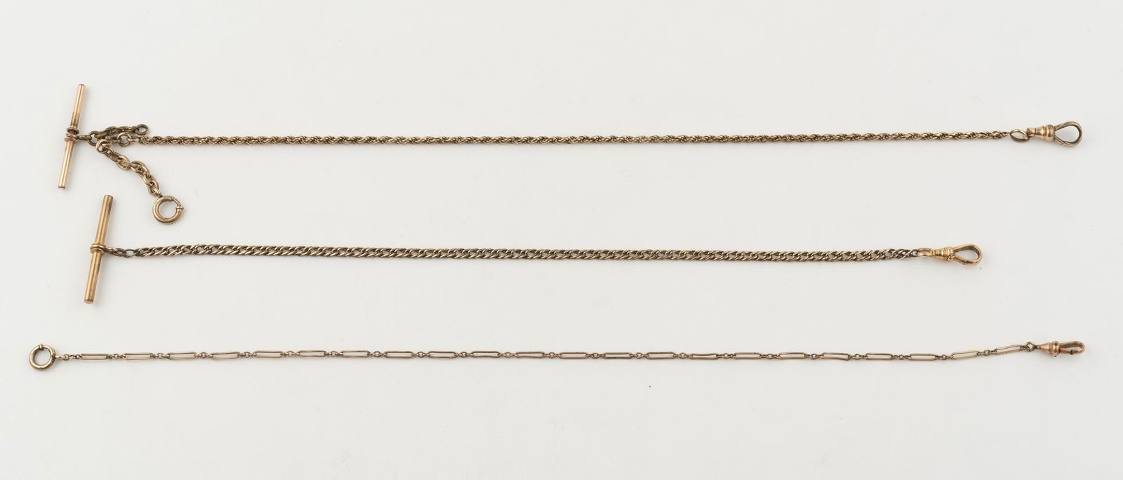 3 Gold Filled Watch Chains (1 of 2)
