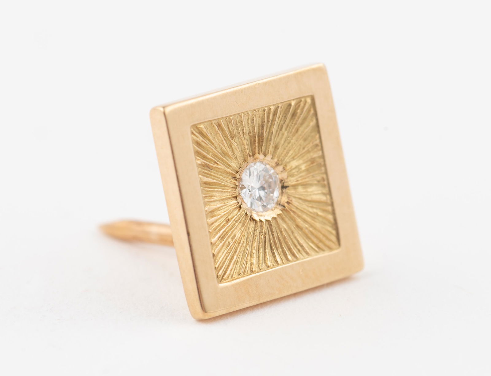 14K Gold & Diamond Tie Tack (1 of 3)