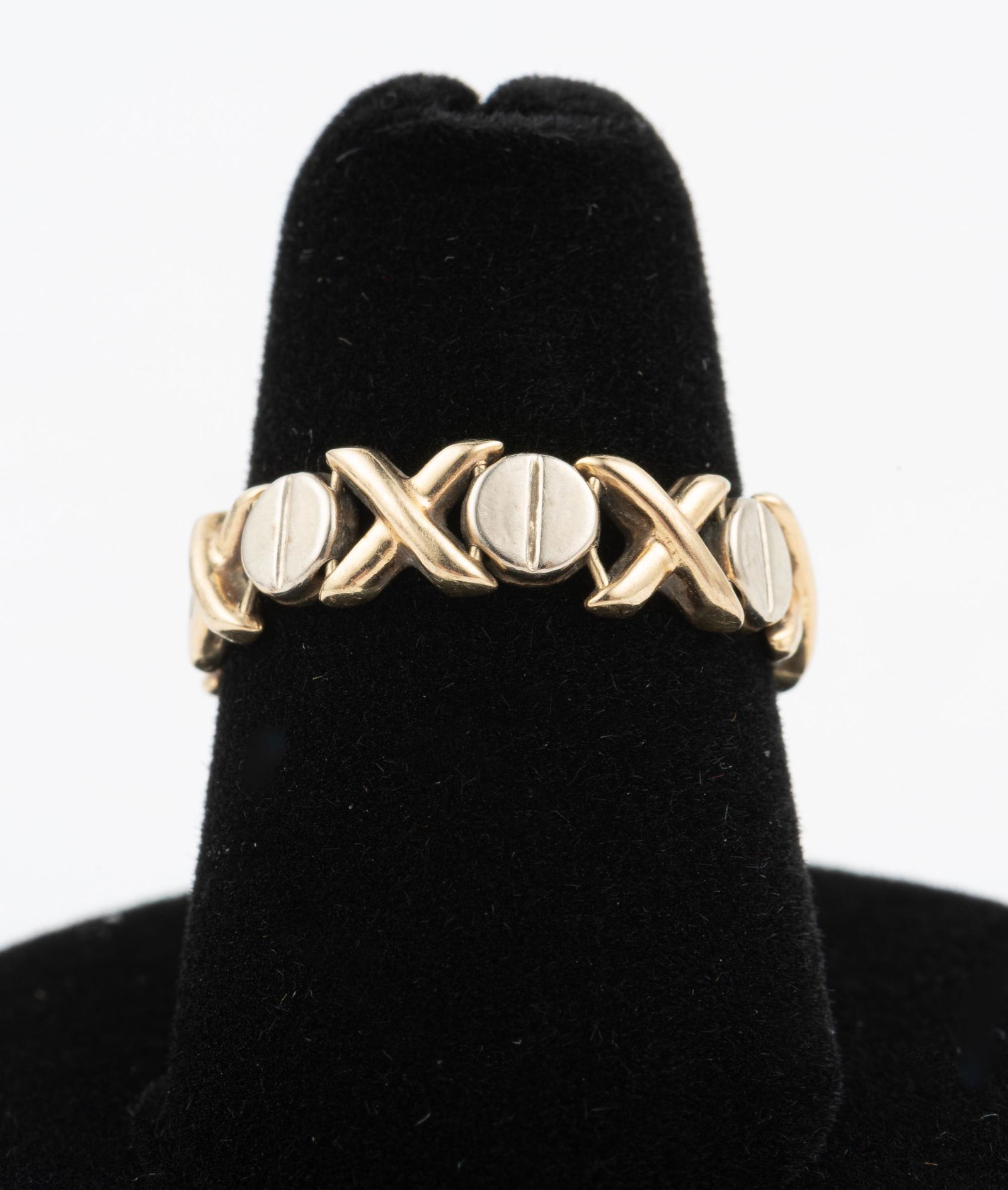 14K XO Chain Ring (1 of 3)