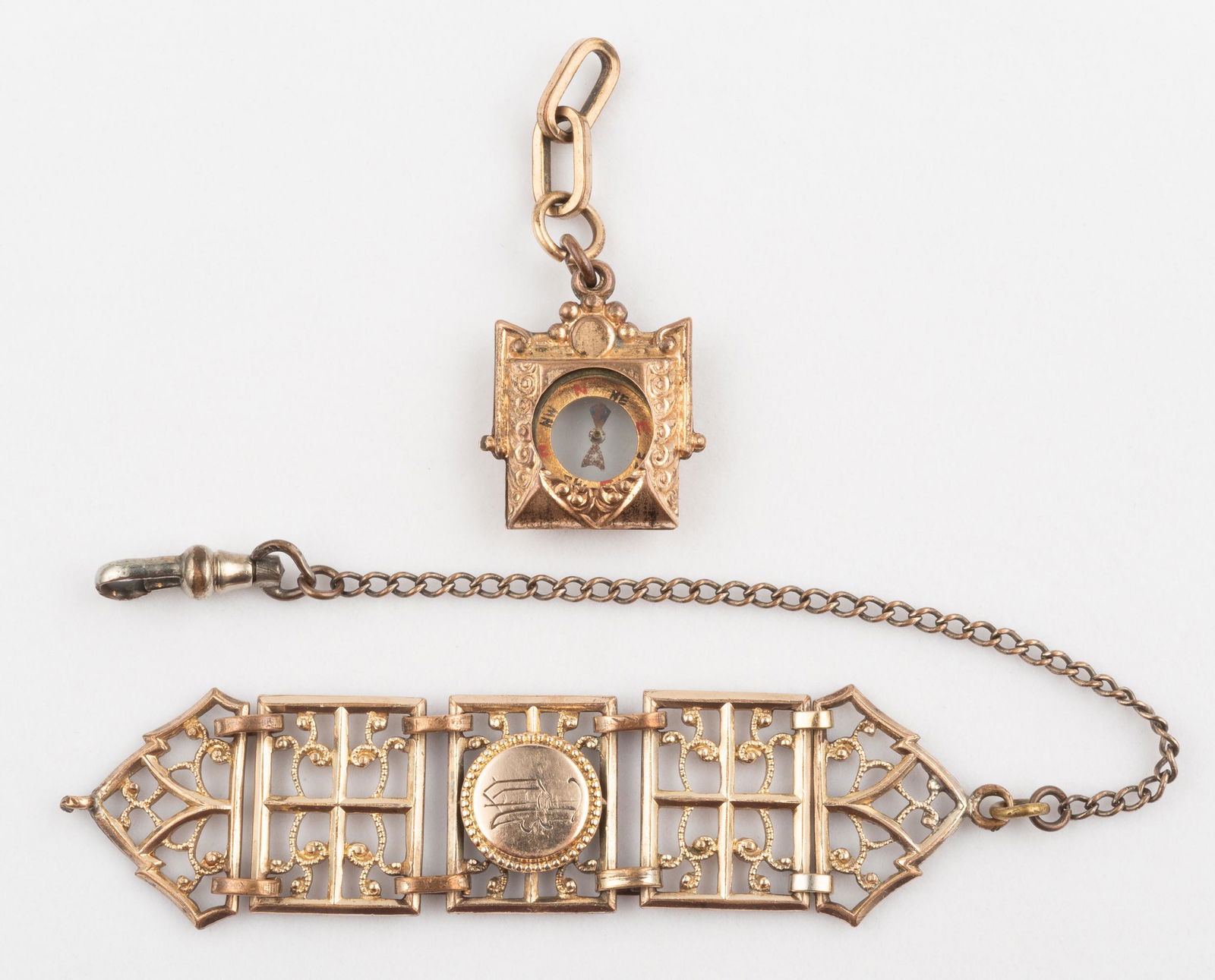 2 Antique Gold Filled Watch Fobs (1 of 4)