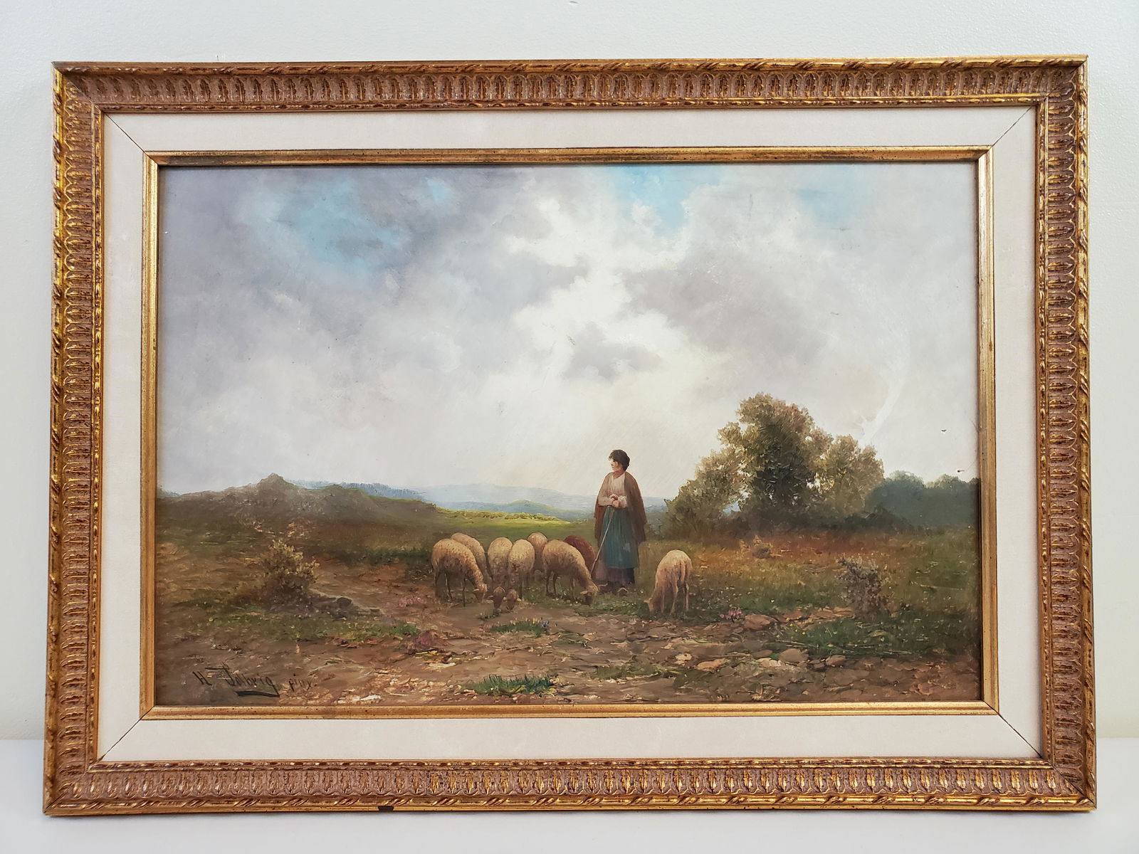 Herman Solbrig Good Shepard Painting (1 of 3)