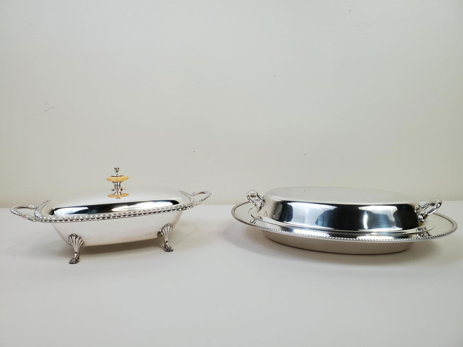 Silver Plate Butter & Vegetable Dish (1 of 5)