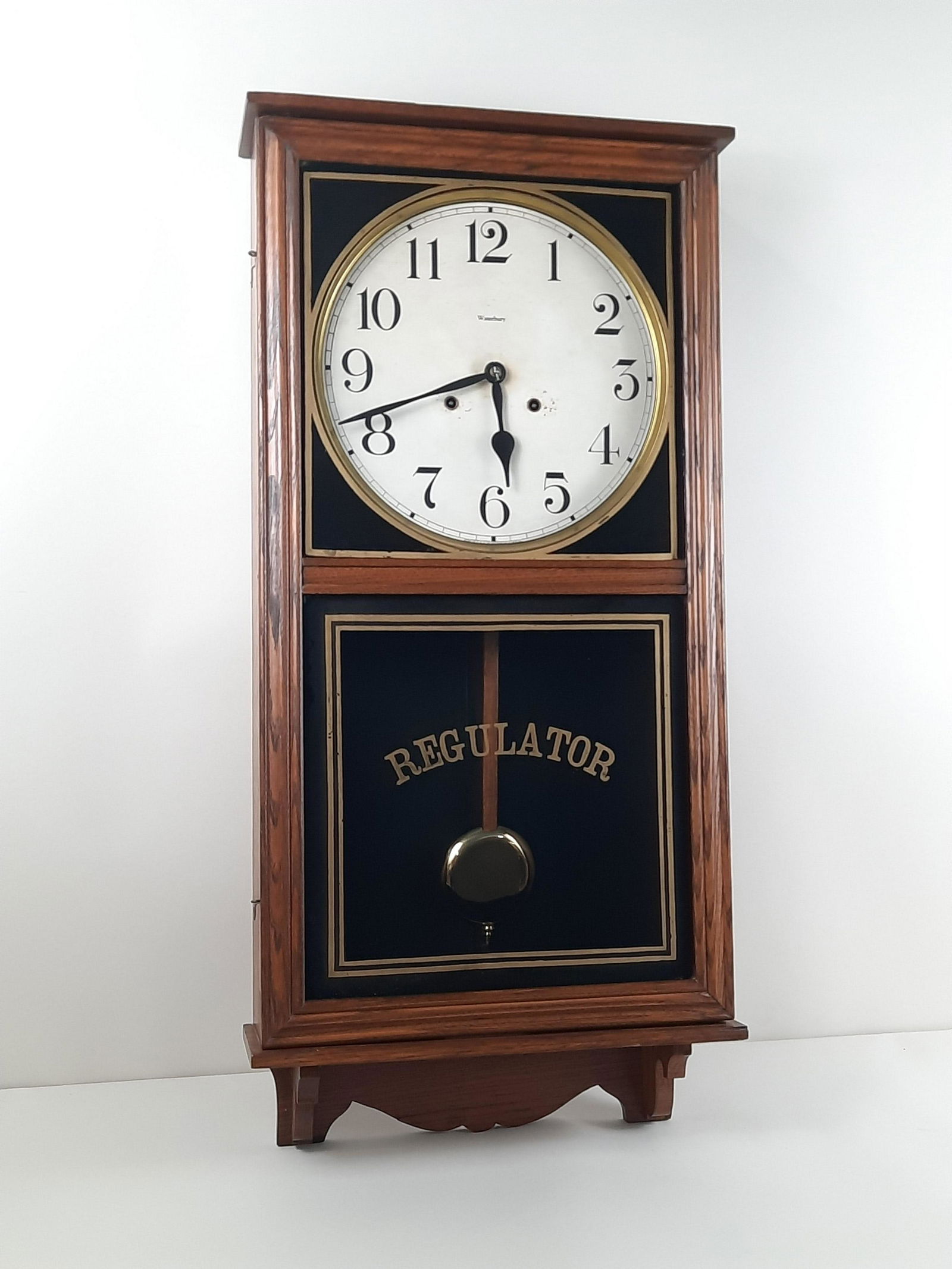 Waterbury Regulator Wall Clock (1 of 4)
