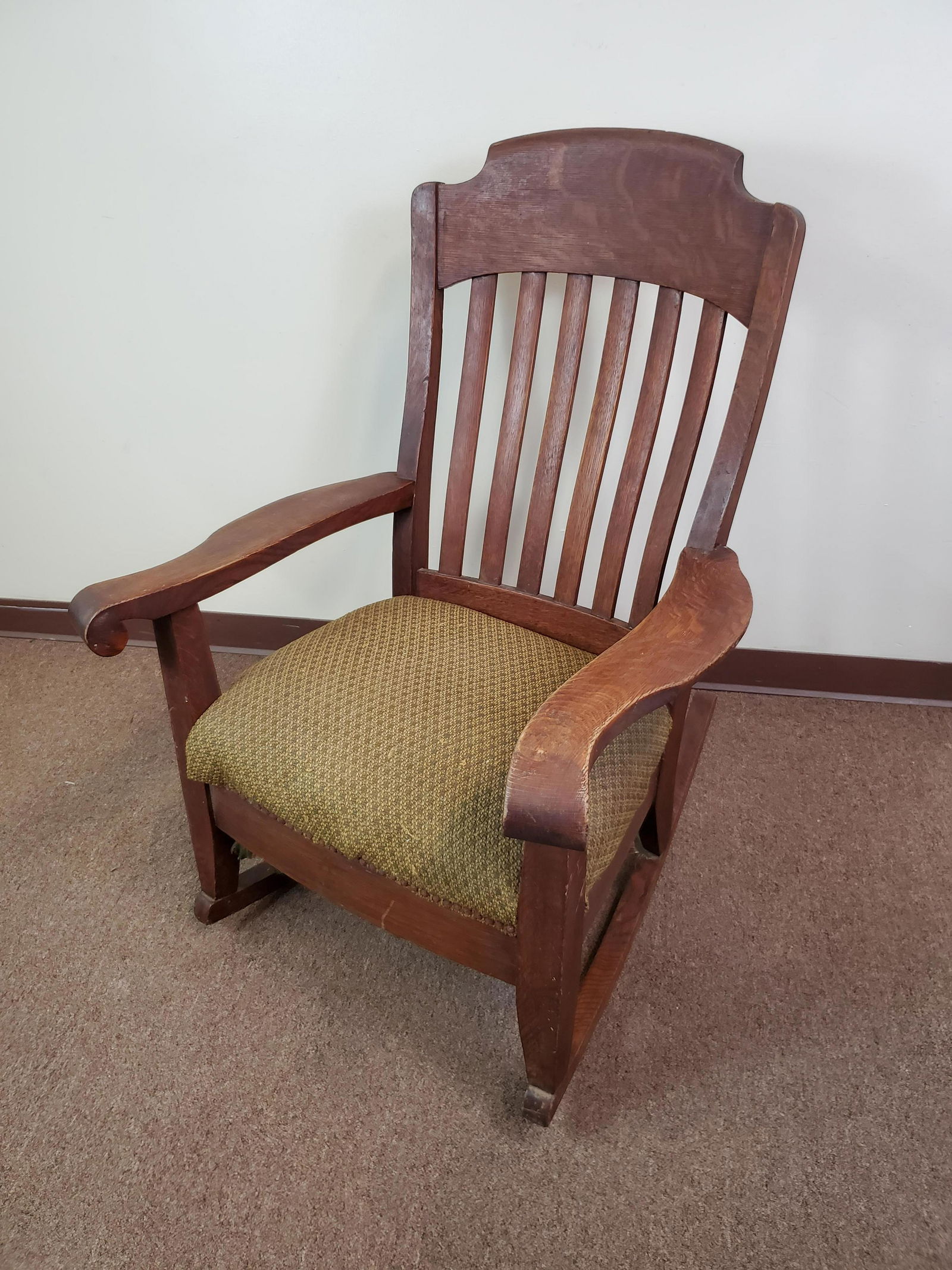 Antique Oak Rocker (1 of 5)