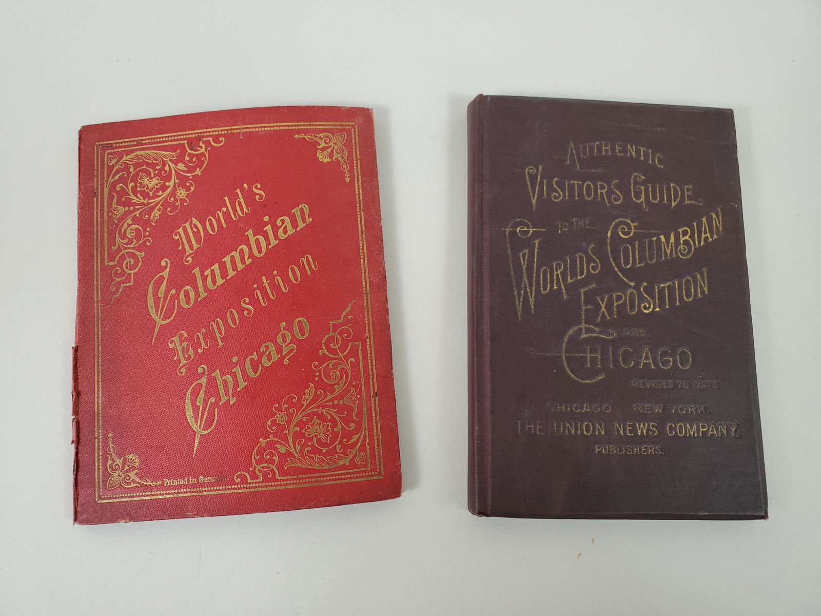 2 Worlds Fair Columbian Exposition Guide Books (1 of 13)
