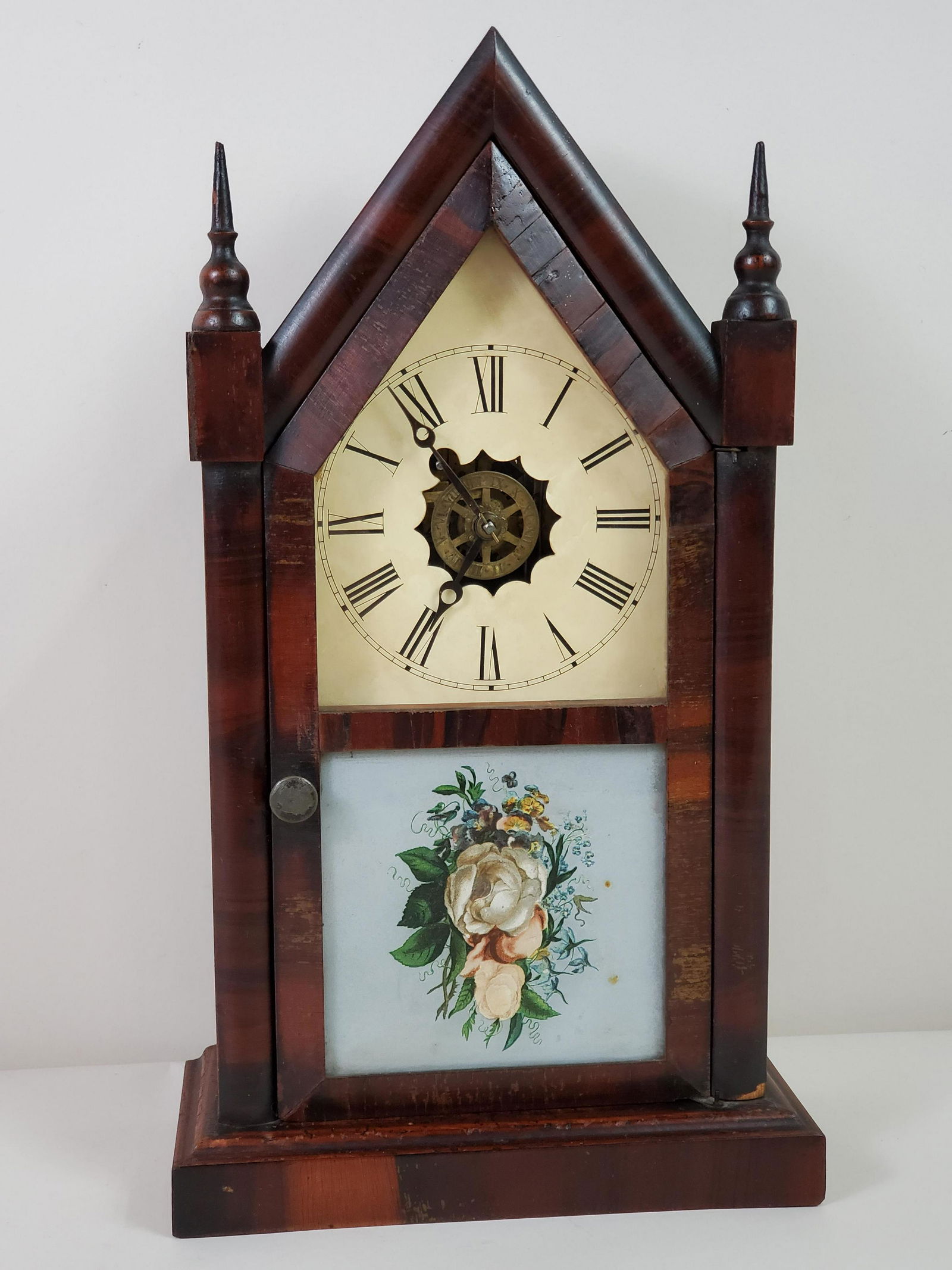 Waterbury Steeple Clock with Alarm (1 of 5)