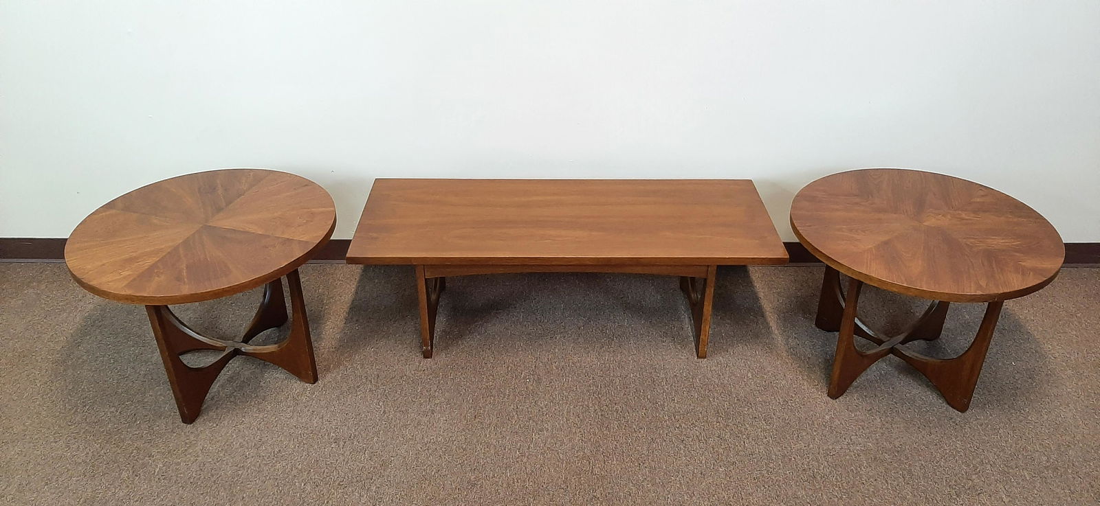Mid Century Coffee and 2 End Tables (1 of 6)