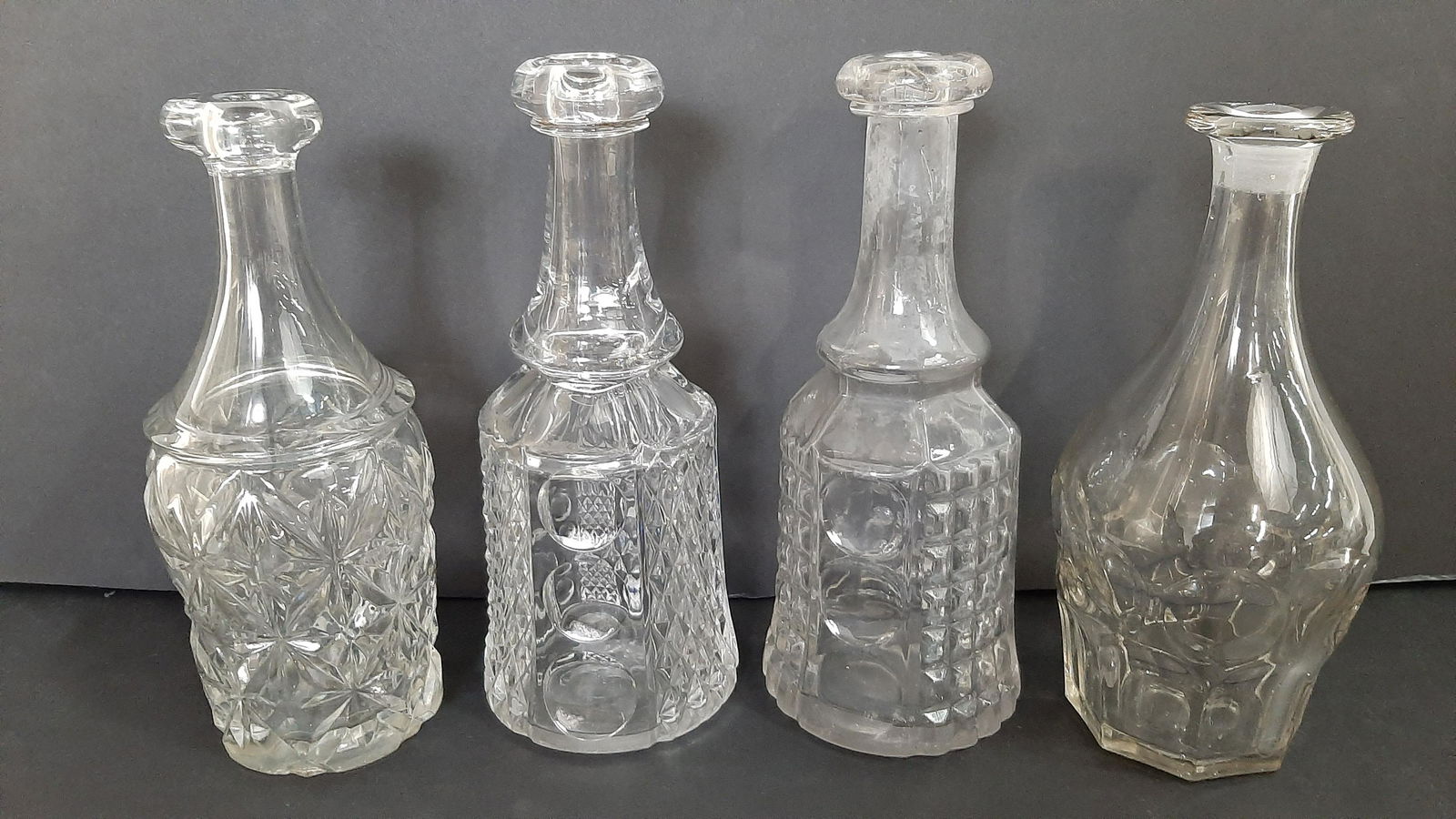 4 19th. C. Decanters (1 of 5)