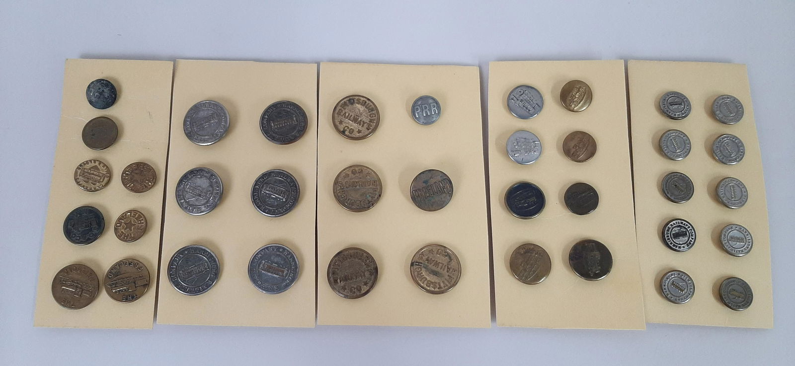 37 Railroad Buttons (1 of 7)
