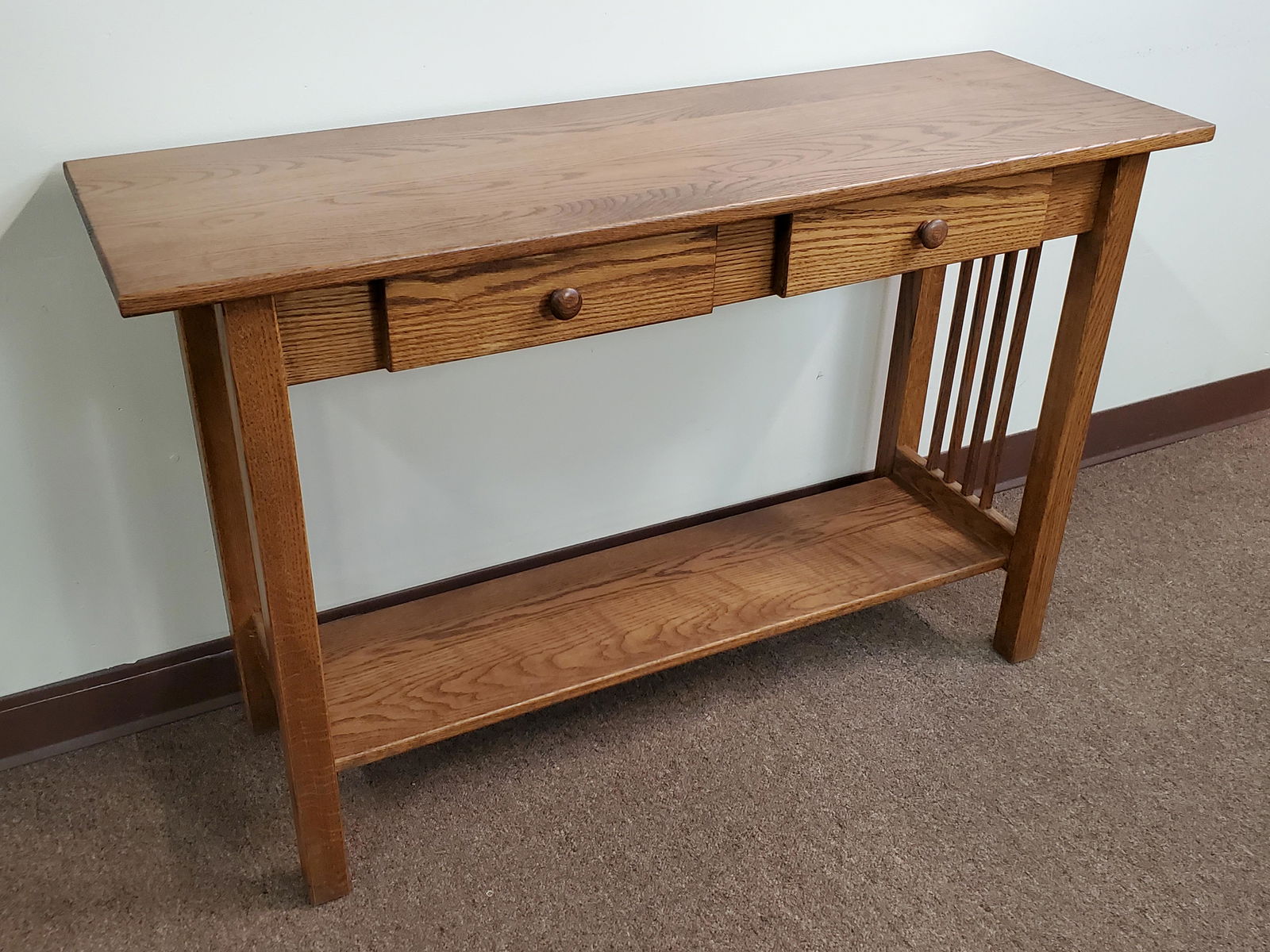 Two Drawer Sofa Table (1 of 5)