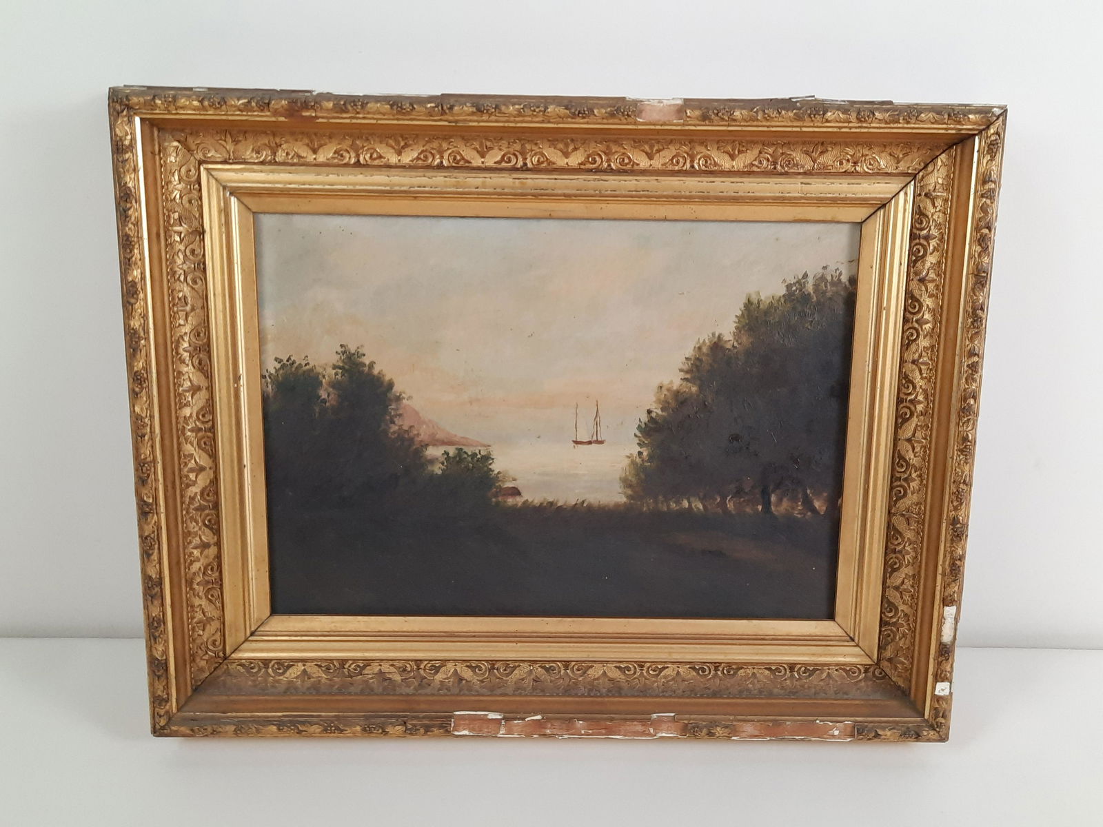 Antique Landscape Painting (1 of 3)