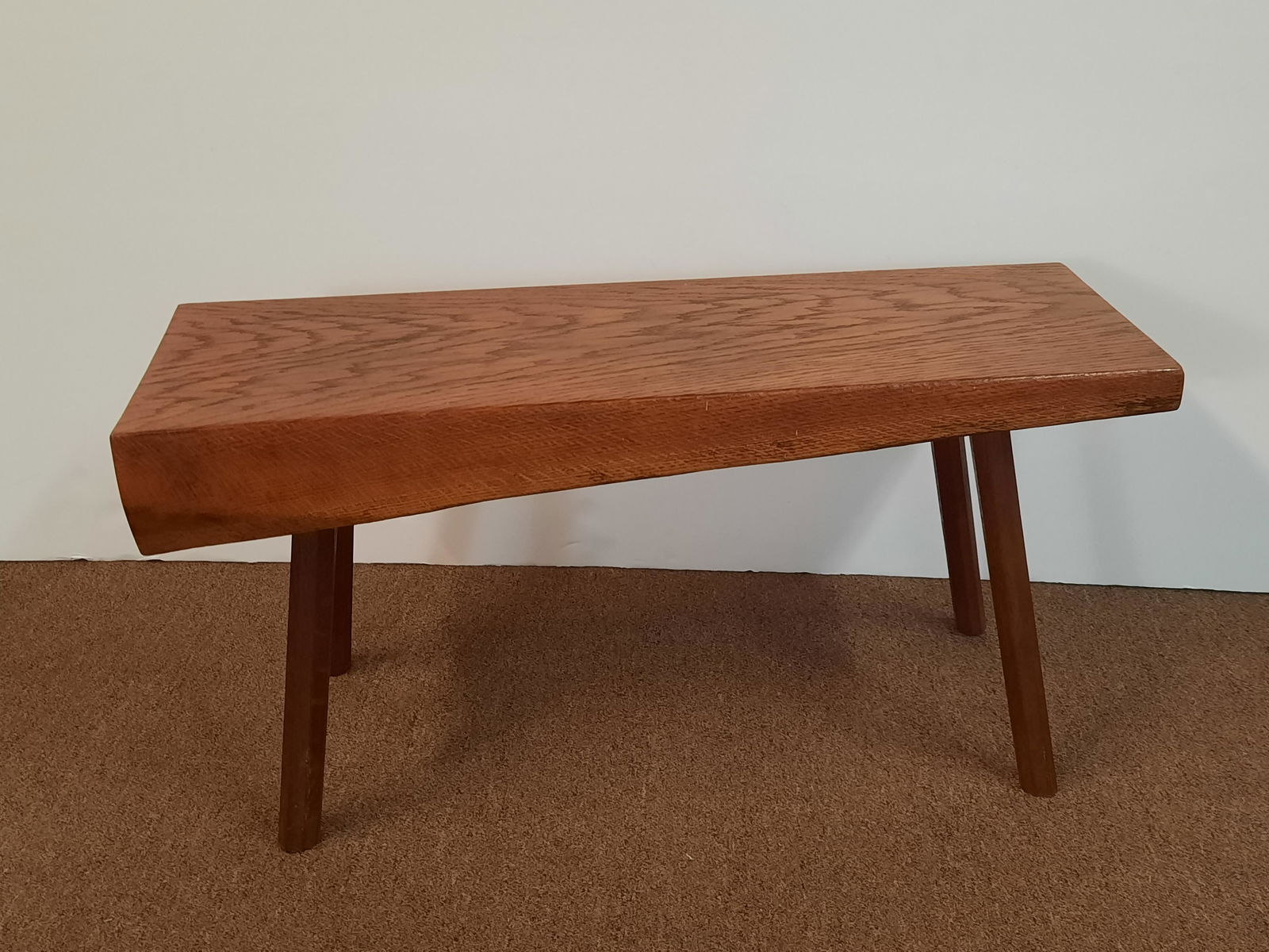 Vintage Live Edge Bench (1 of 2)