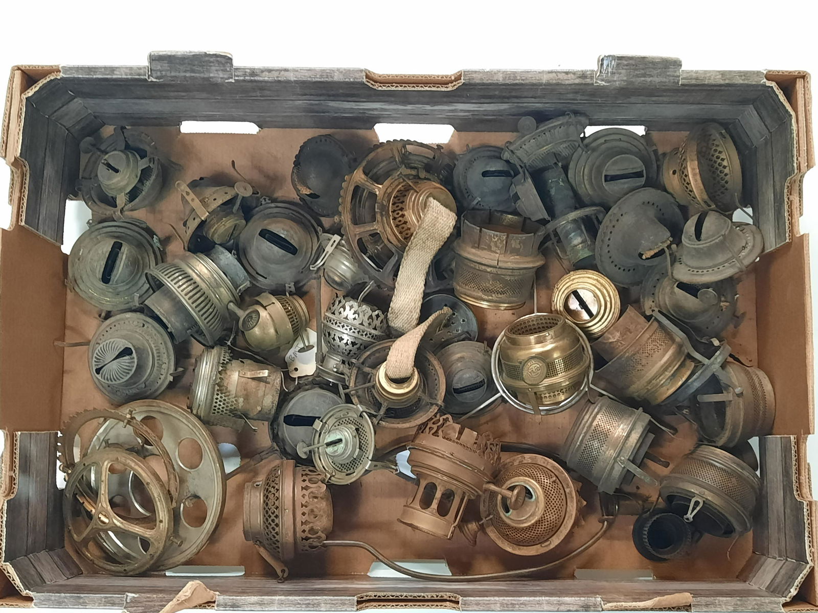 Large Grouping Oil Lamp Burners incl Raylight (1 of 1)