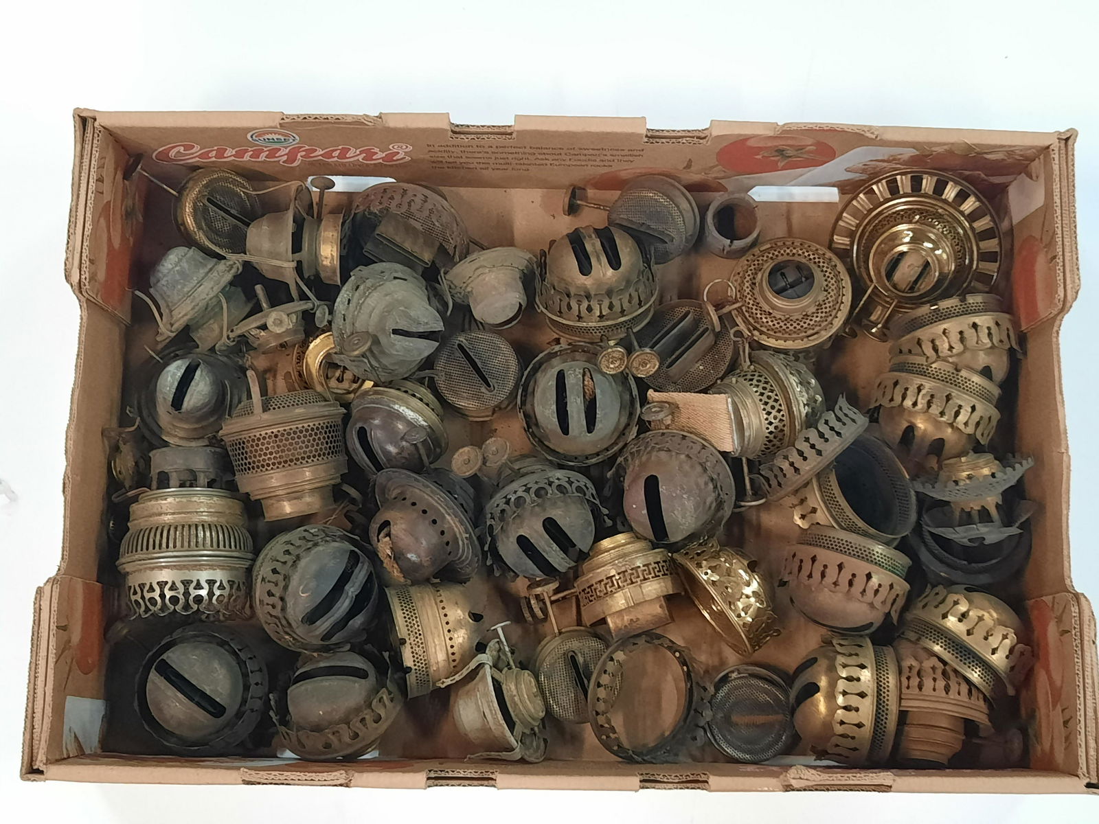 Large Grouping Oil Lamp Burners (1 of 1)