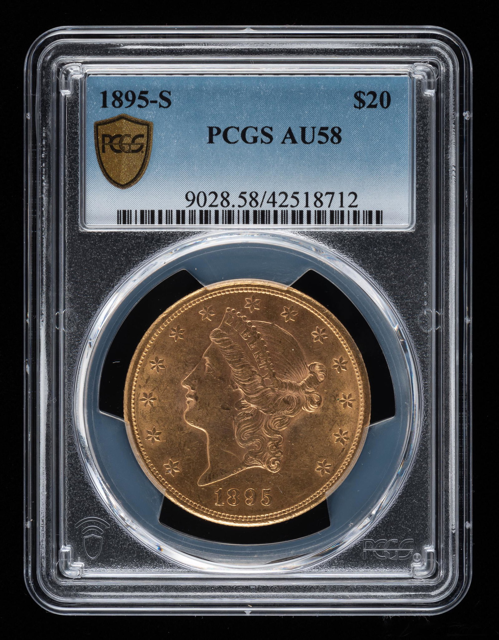 1895-S $20 Double Eagle PCGS AU58 (1 of 2)