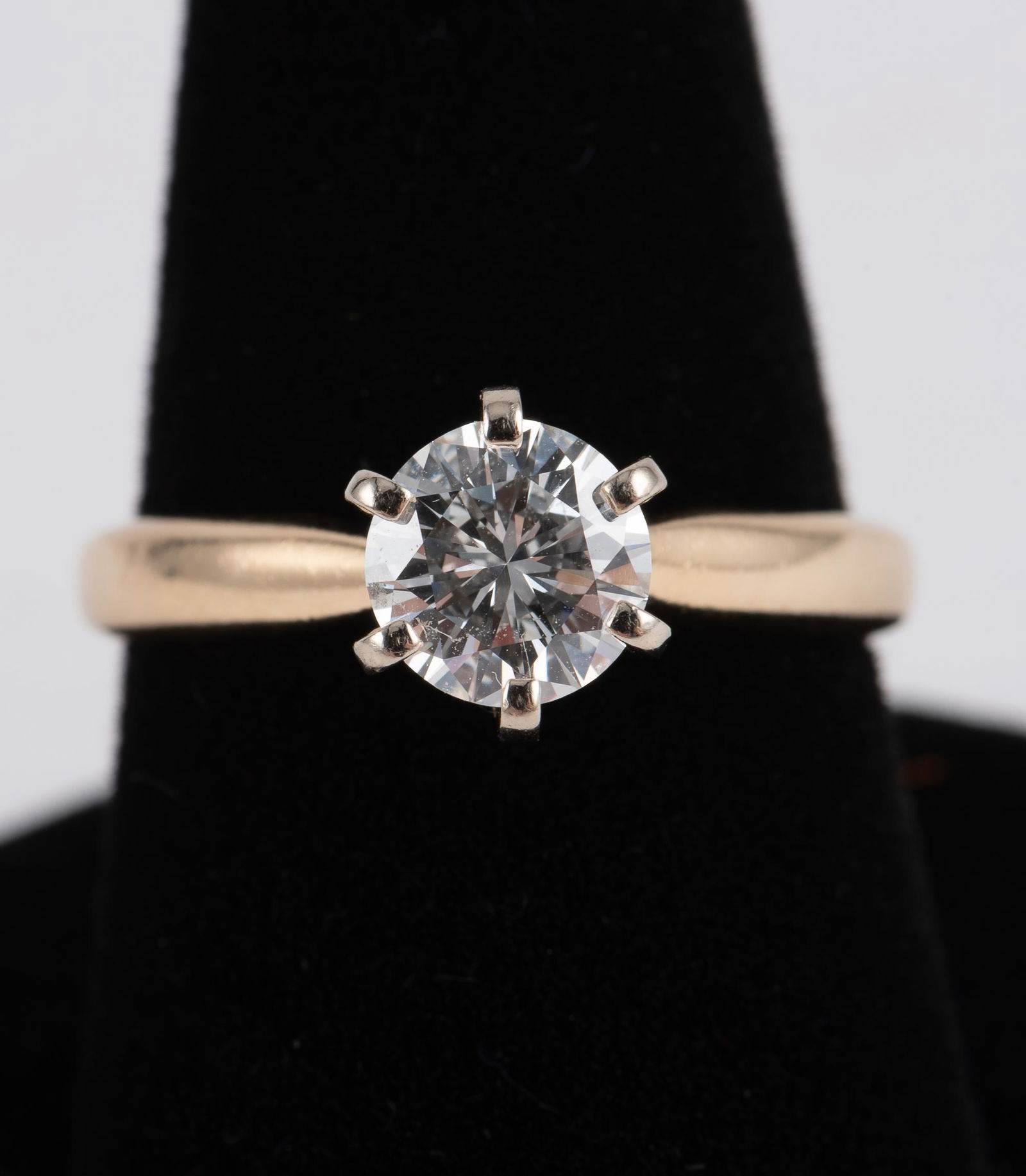 14k 1.08 Carat Diamond Solitaire Ring (1 of 5)