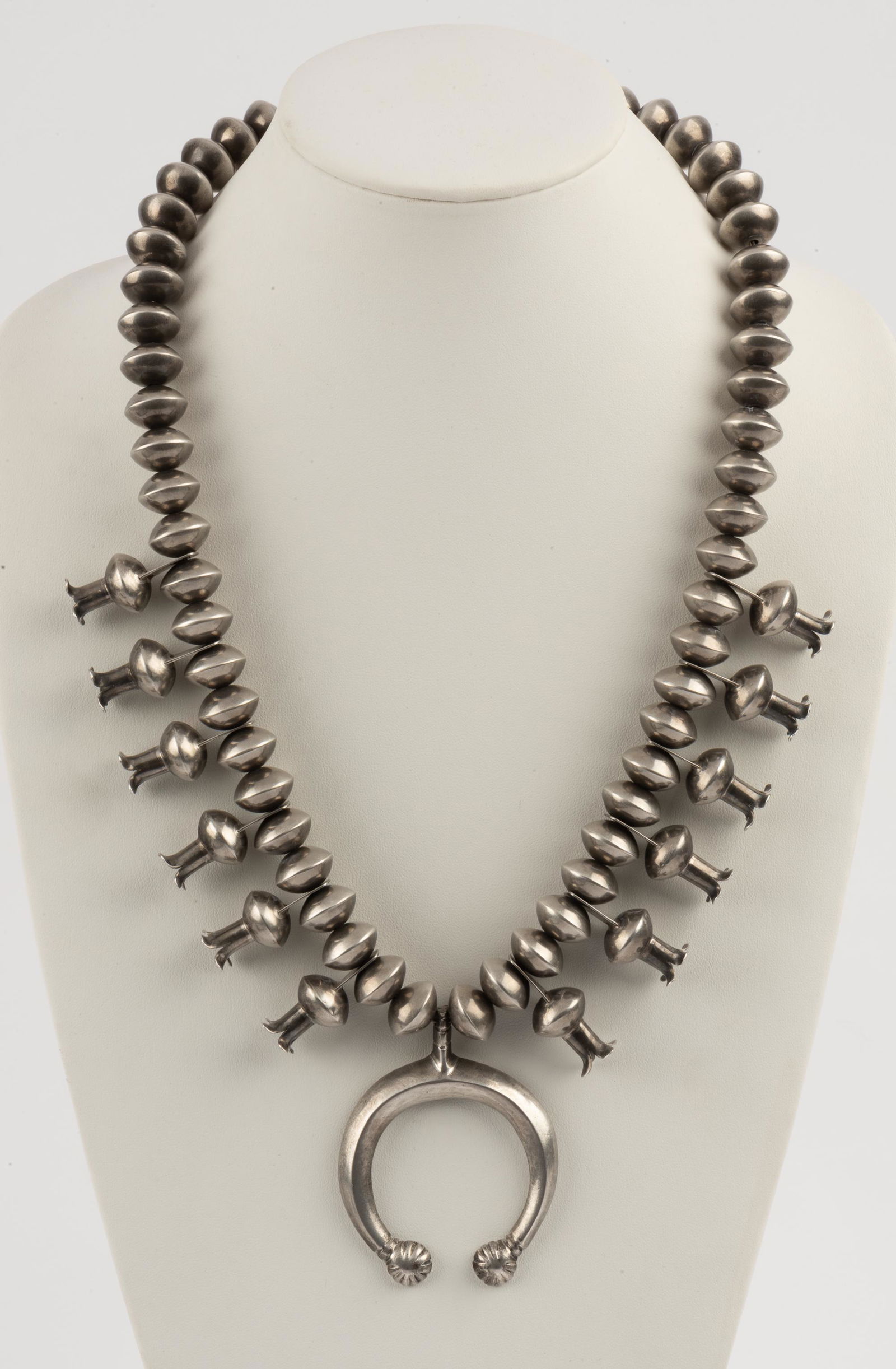 Old Pawn Silver Squash Blossom Necklace (1 of 3)