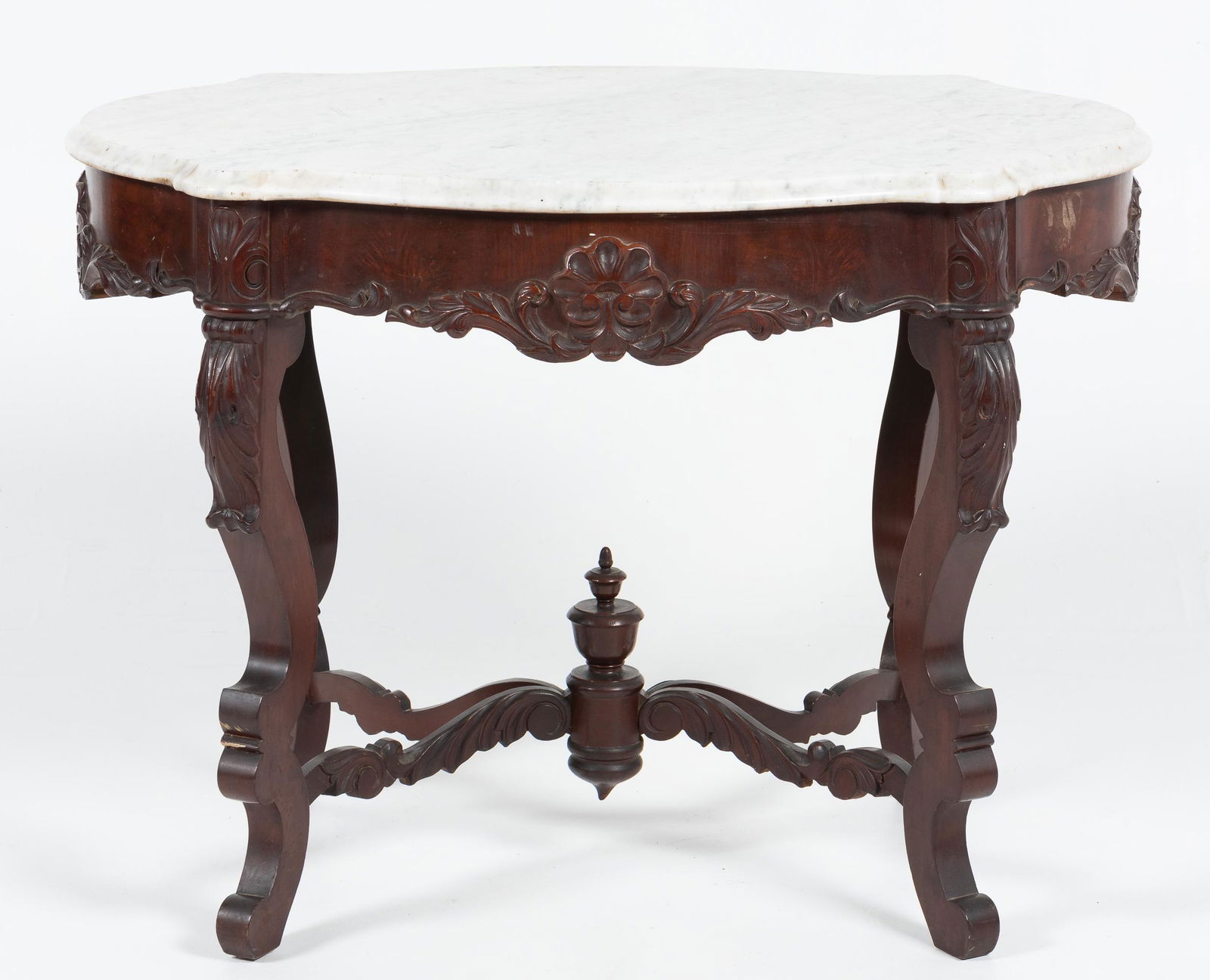 Victorian Rococo Revival Parlor Table (1 of 8)