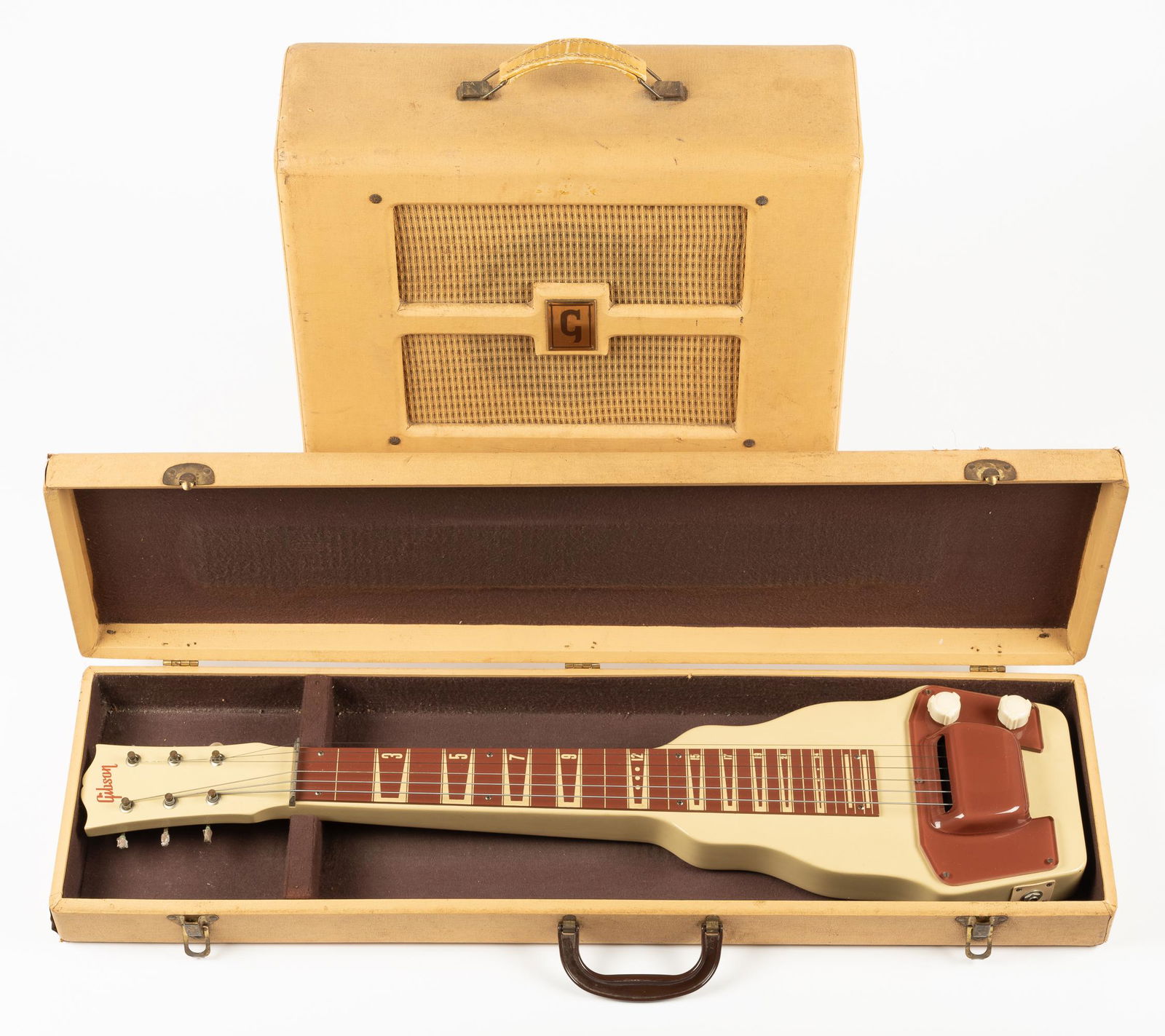 1951 Gibson BR-9 Electric Lap Steel Guitar & Amp (1 of 17)