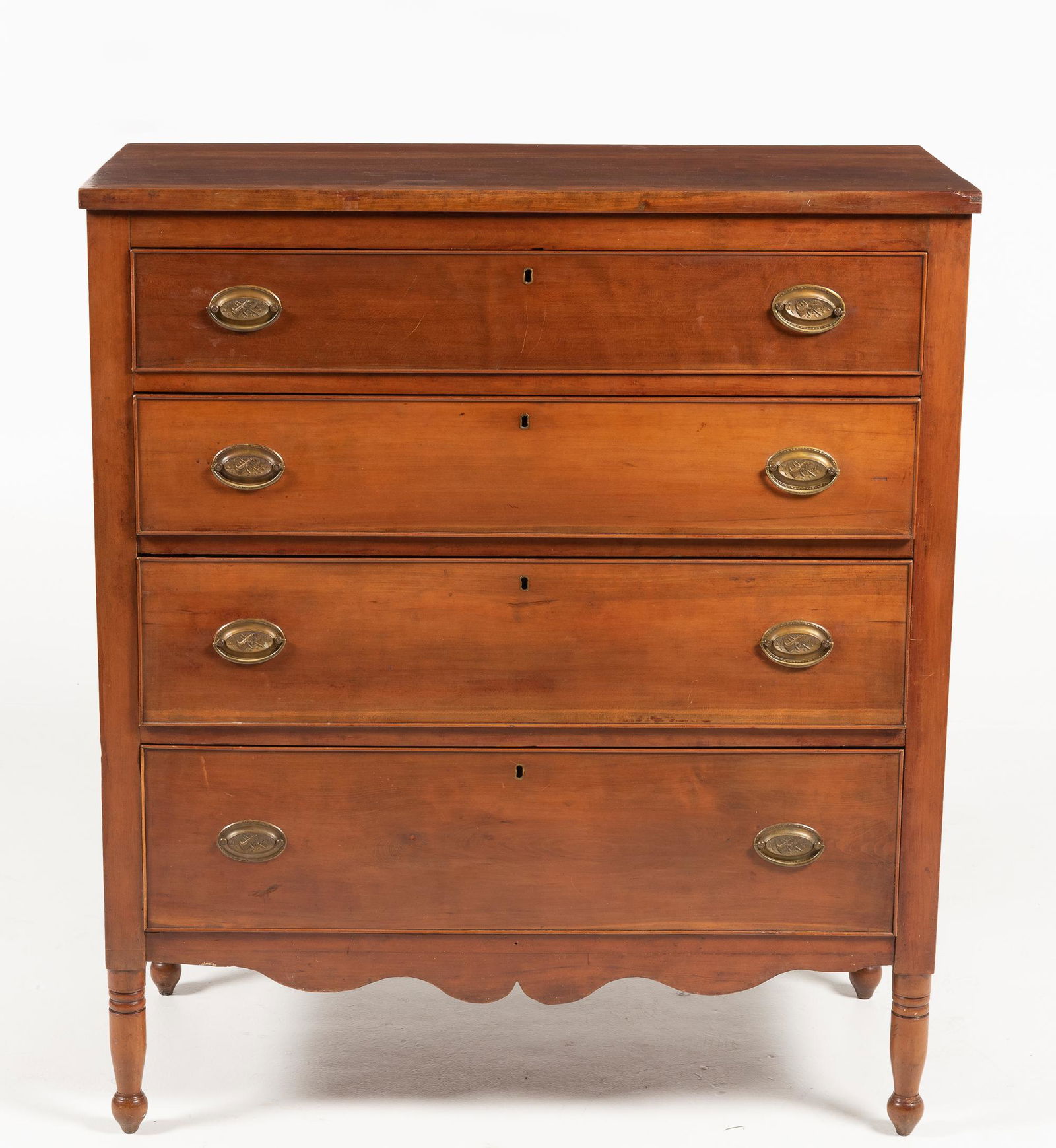 Pennsylvania Sheraton Four Drawer Chest (1 of 6)