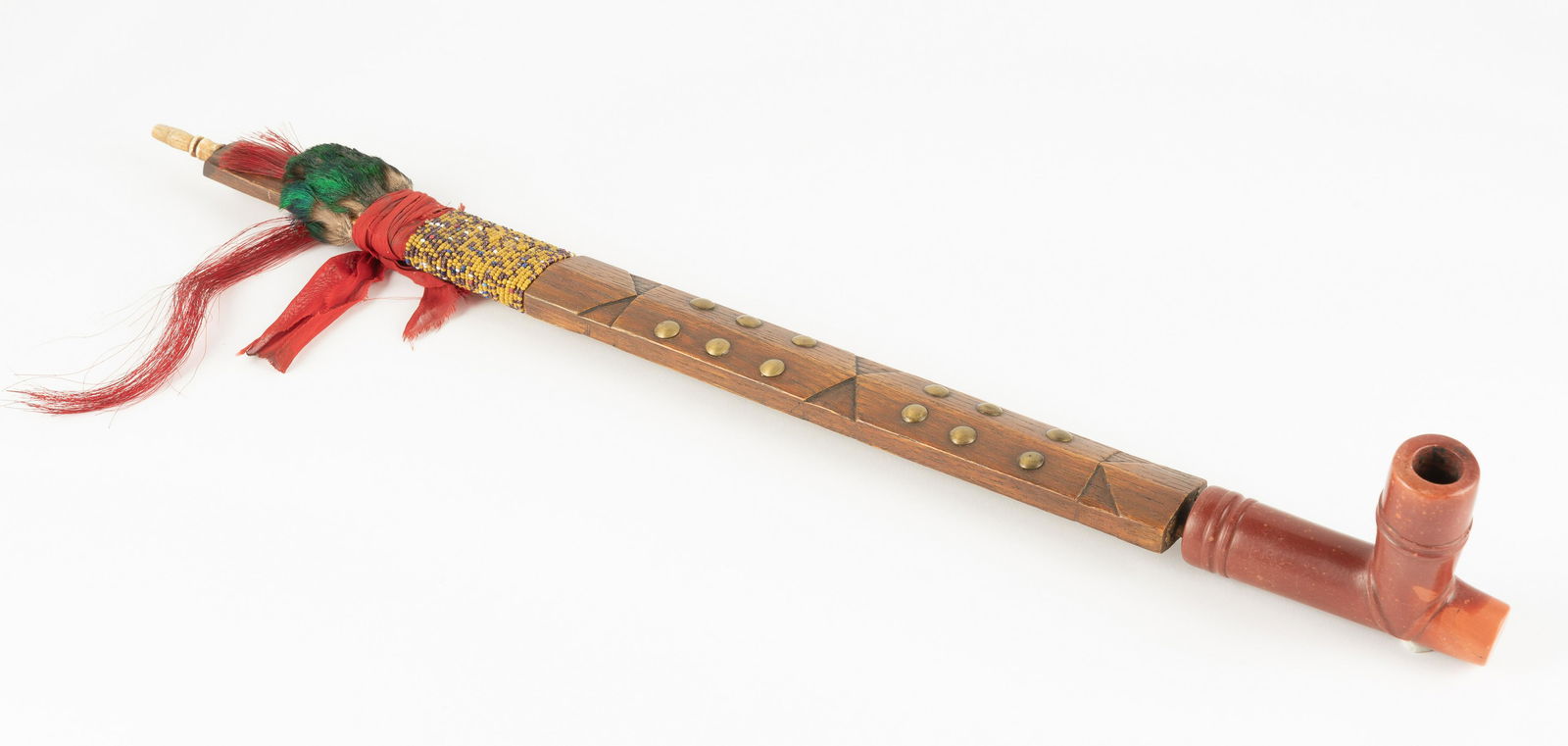 Catlinite Plains Indian Pipe (1 of 6)