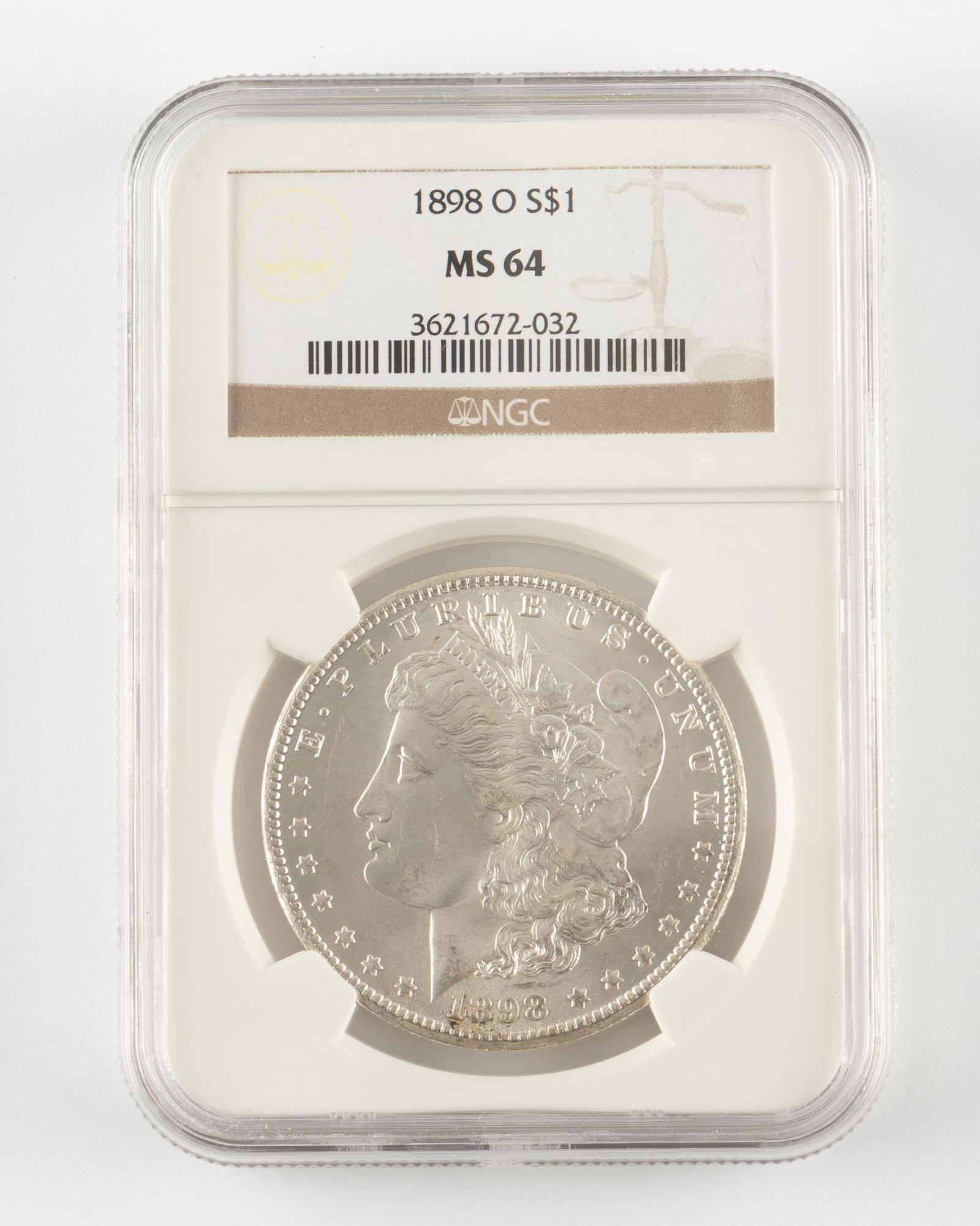 1898-O Silver Morgan Dollar NGC MS64 (1 of 2)