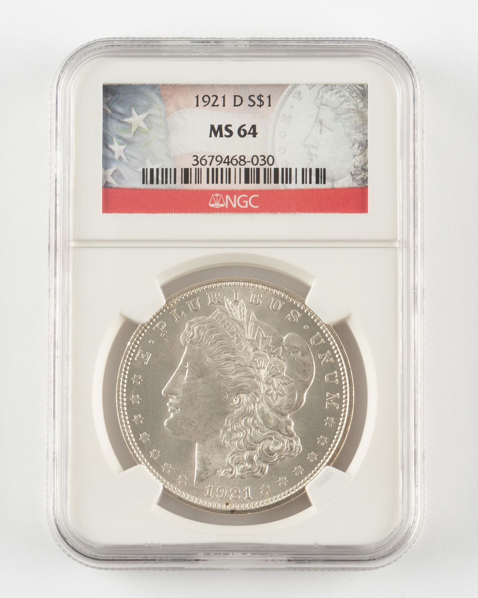 1921-D Silver Morgan Dollar NGC MS64 (1 of 2)