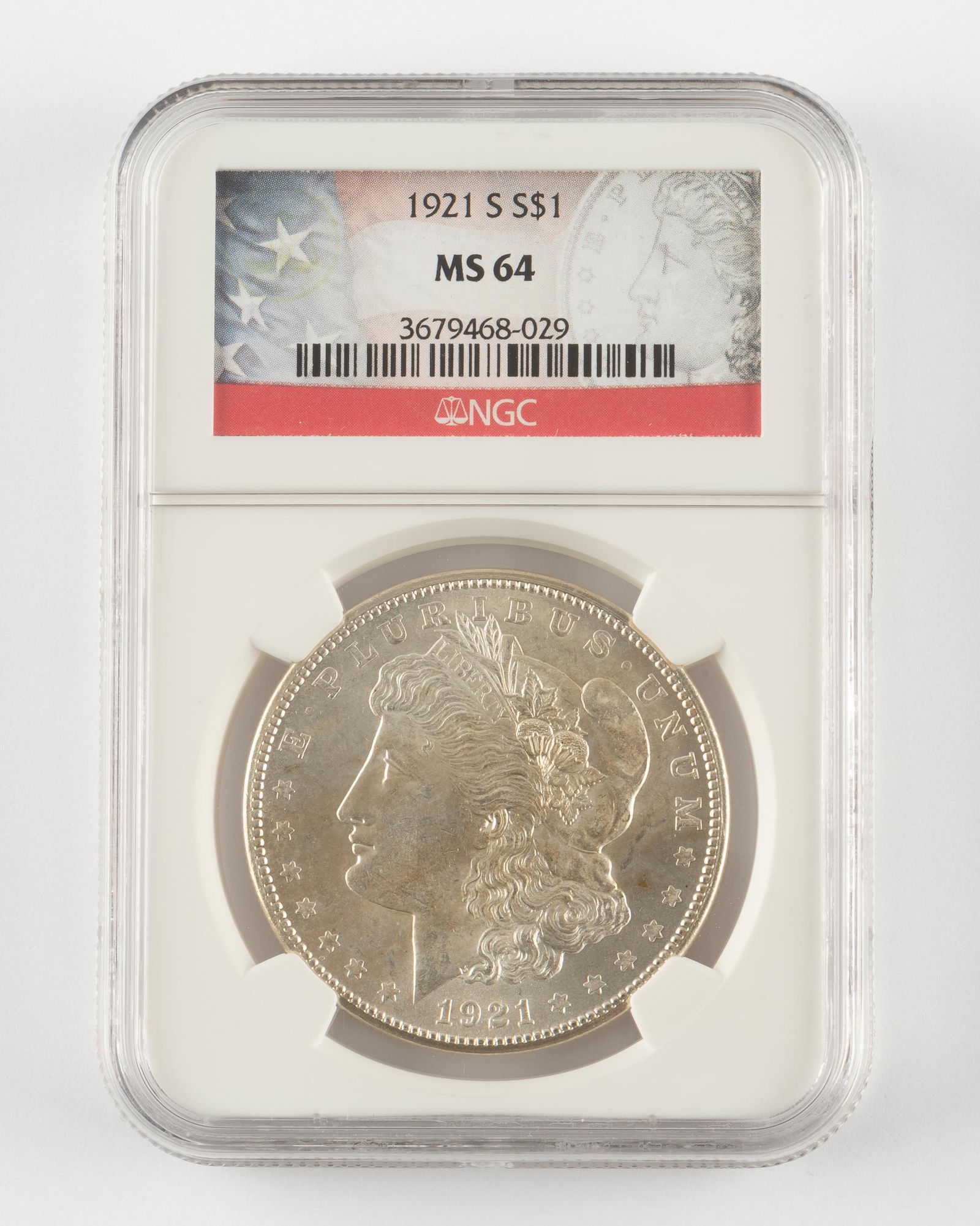 1921-S Silver Morgan Dollar NGC MS64 (1 of 2)