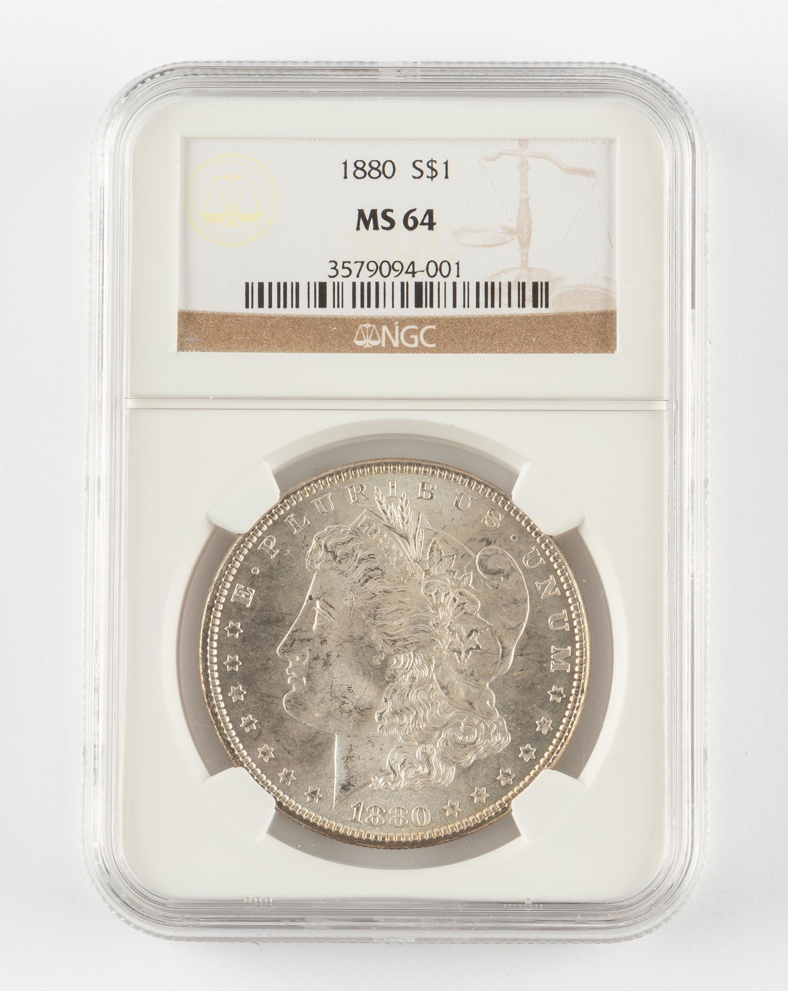 1880 Silver Morgan Dollar NGC MS64 (1 of 2)