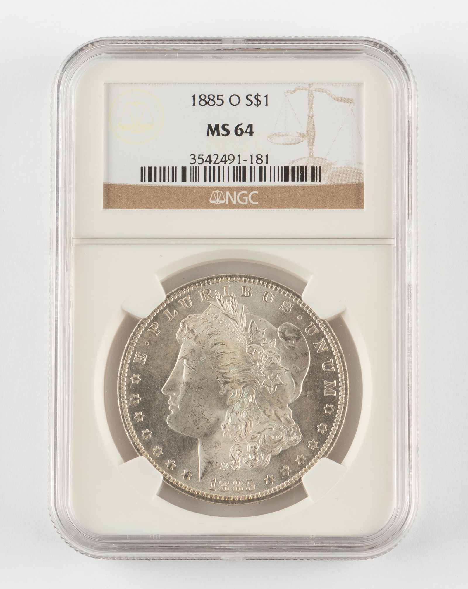 1885-O Silver Morgan Dollar NGC MS64 (1 of 2)