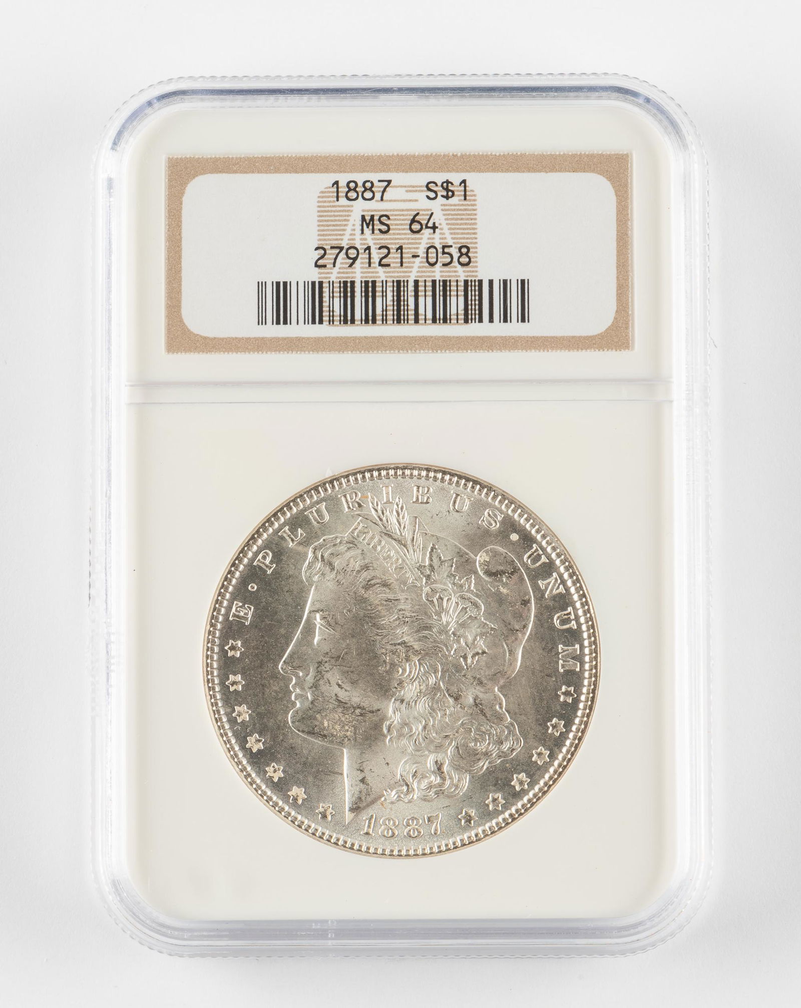 1887 Silver Morgan Dollar NGC MS64 (1 of 2)