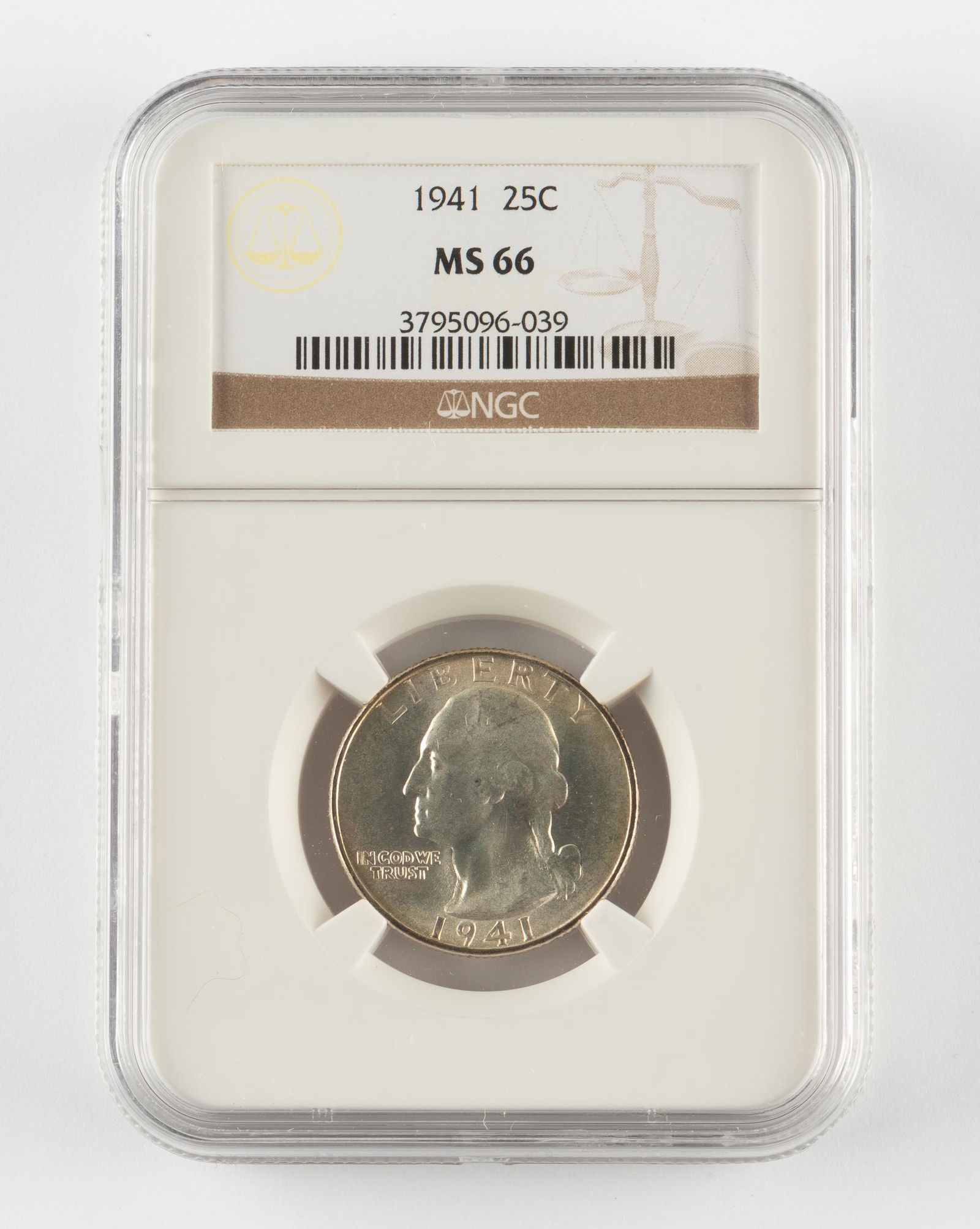 1941 Washington Quarter NGC MS66 (1 of 2)