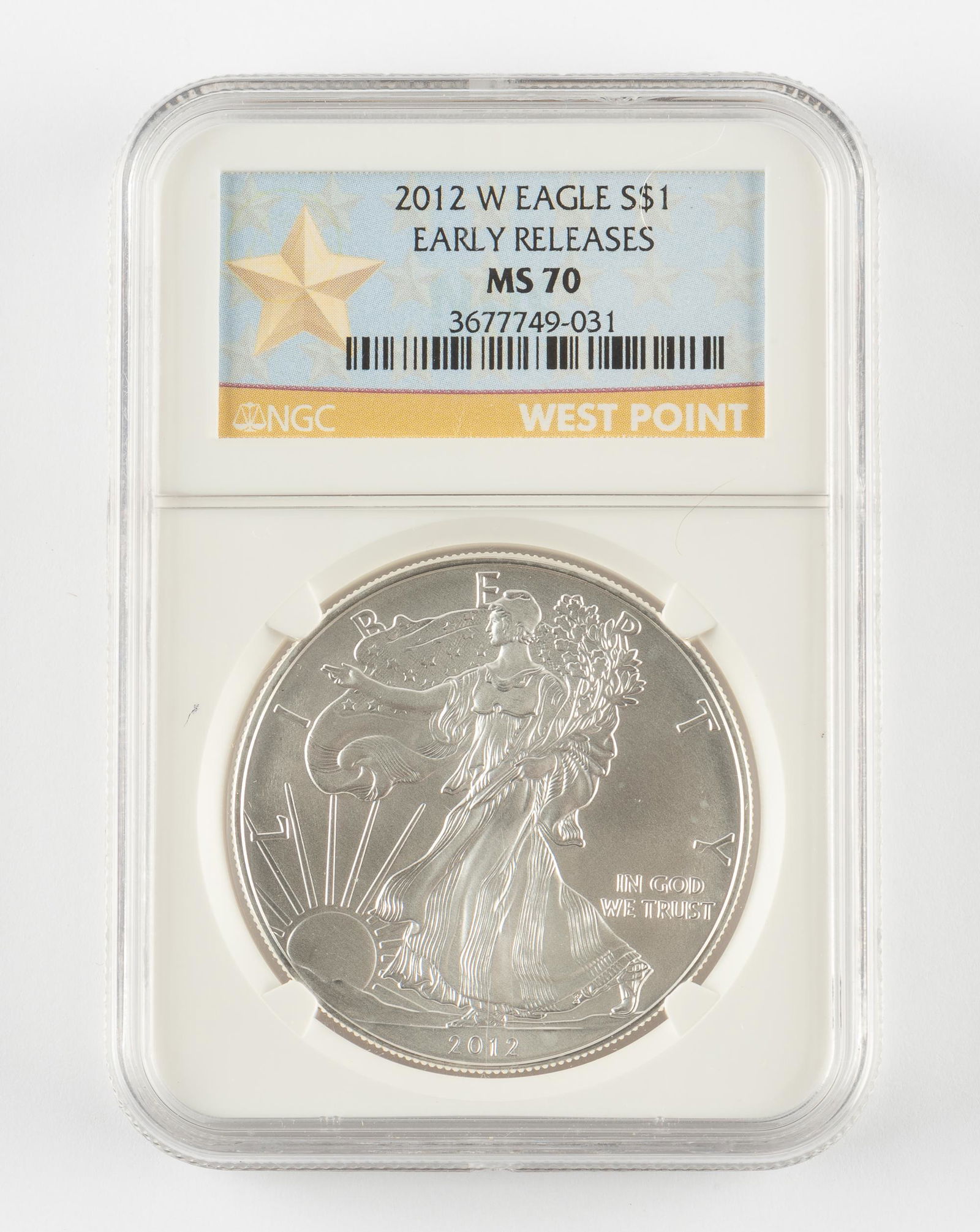 2012-W Silver $1 American Eagle ER NGC MS70 (1 of 2)