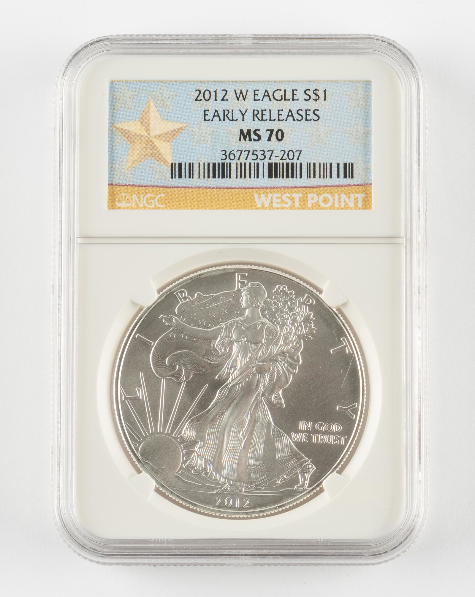 2012-W Silver $1 American Eagle ER NGC MS70 (1 of 2)