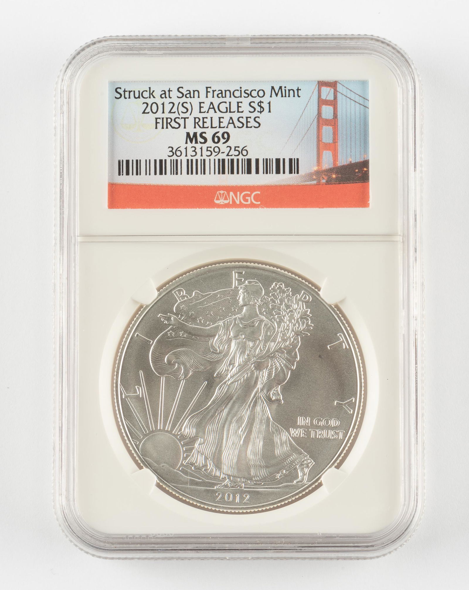 2012-S Silver $1 American Eagle FR NGC MS69 (1 of 2)