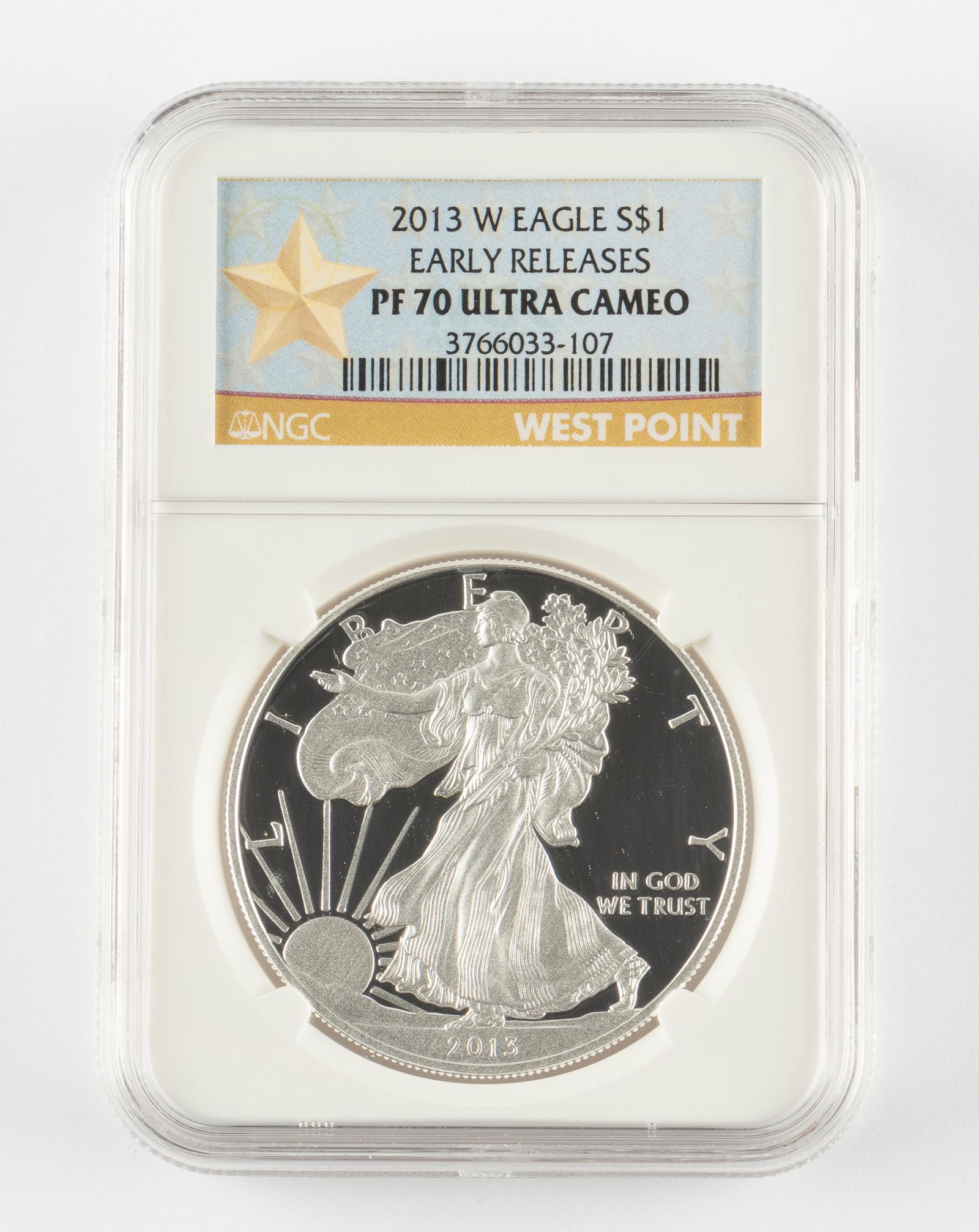 2013-W Silver $1 American Eagle NGC ER PF70 UC (1 of 2)