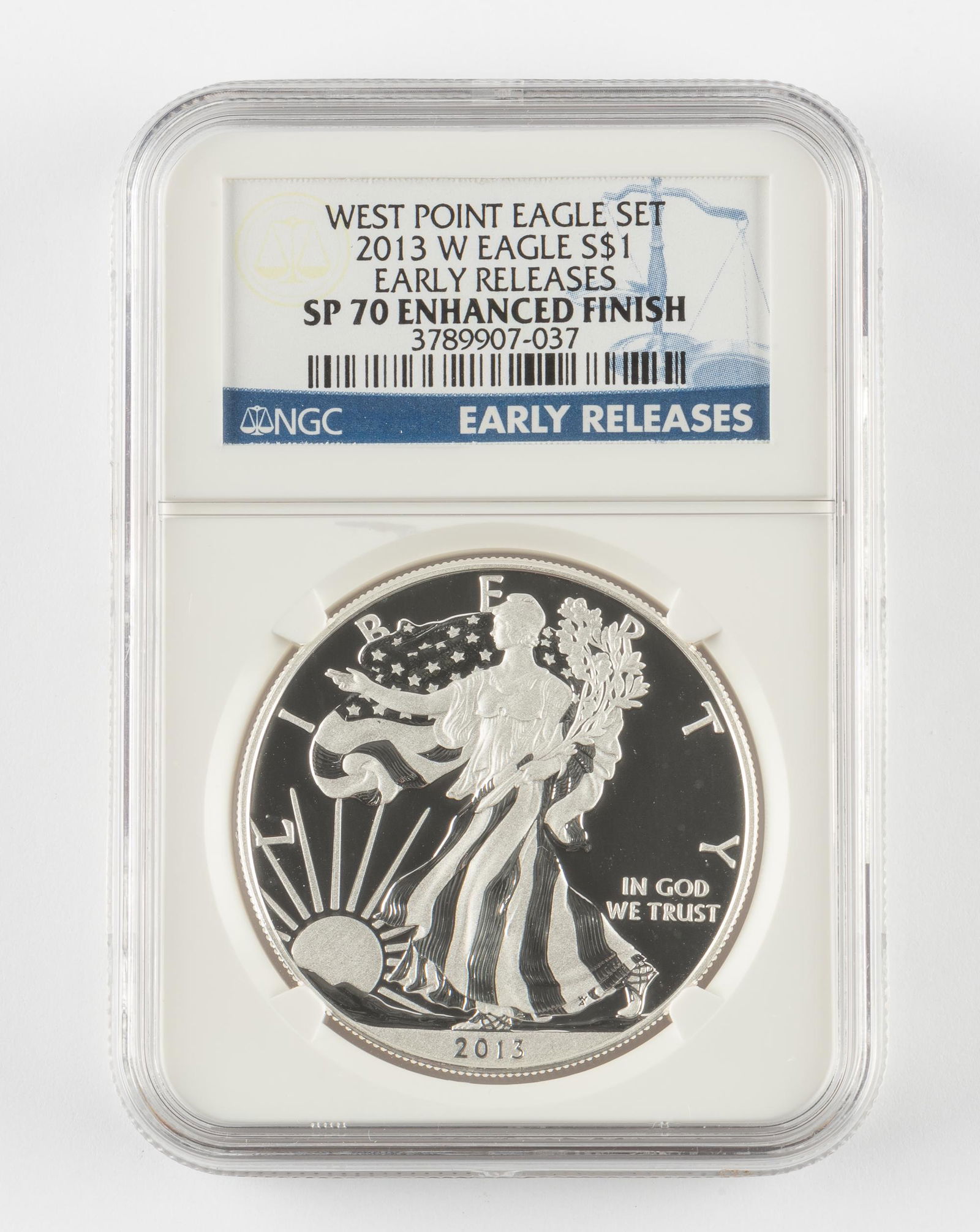 2013-W Silver $1 Amer Eagle ER NGC SP70 EF (1 of 2)