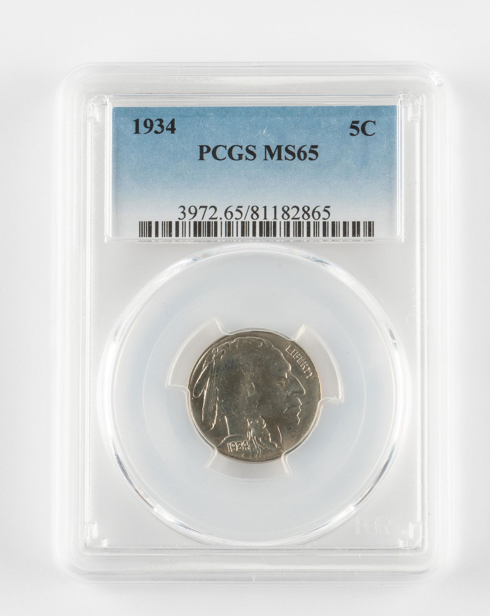 1934 Buffalo Nickel PCGS MS65 (1 of 2)