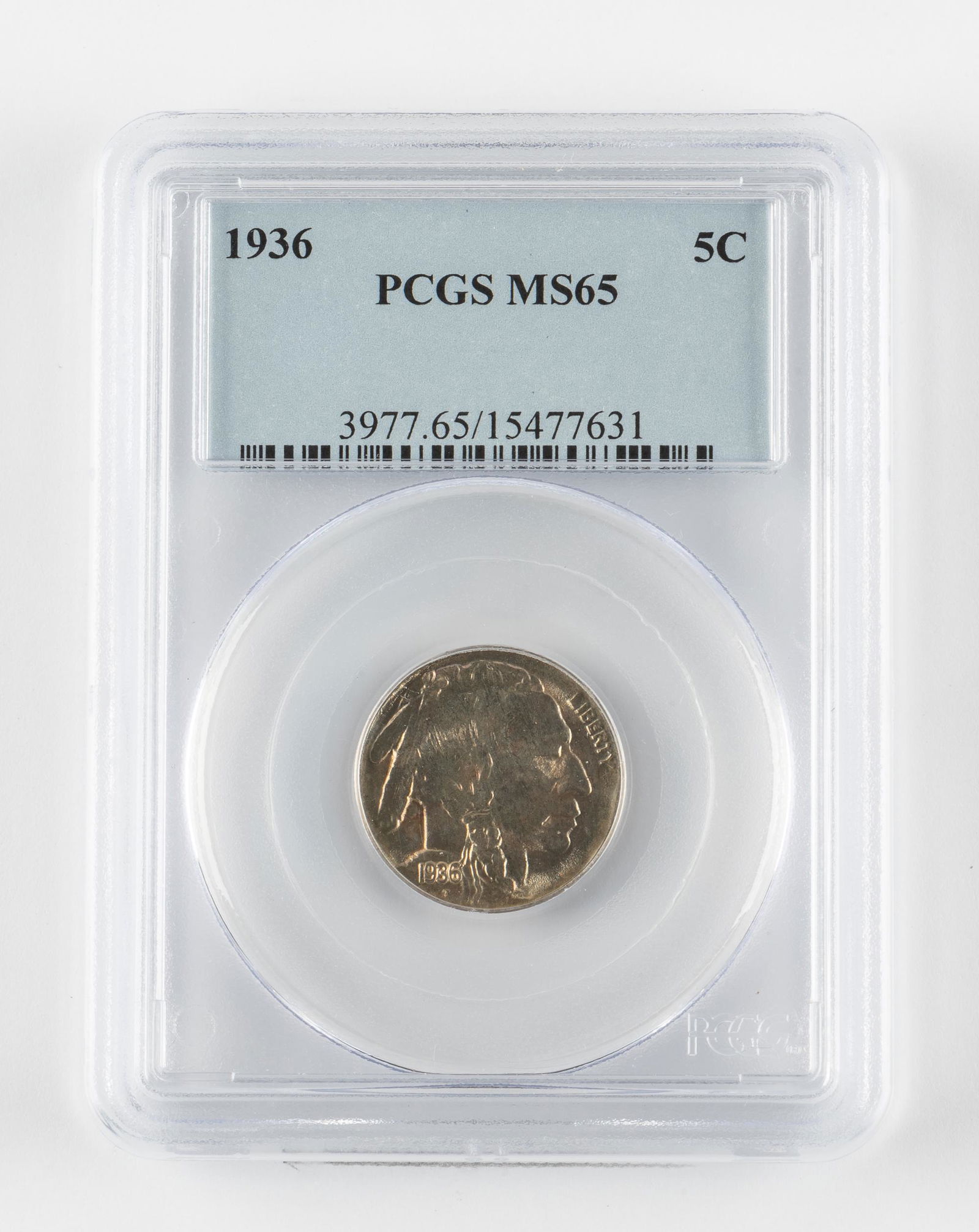 1936 Buffalo Nickel PCGS MS65 (1 of 2)