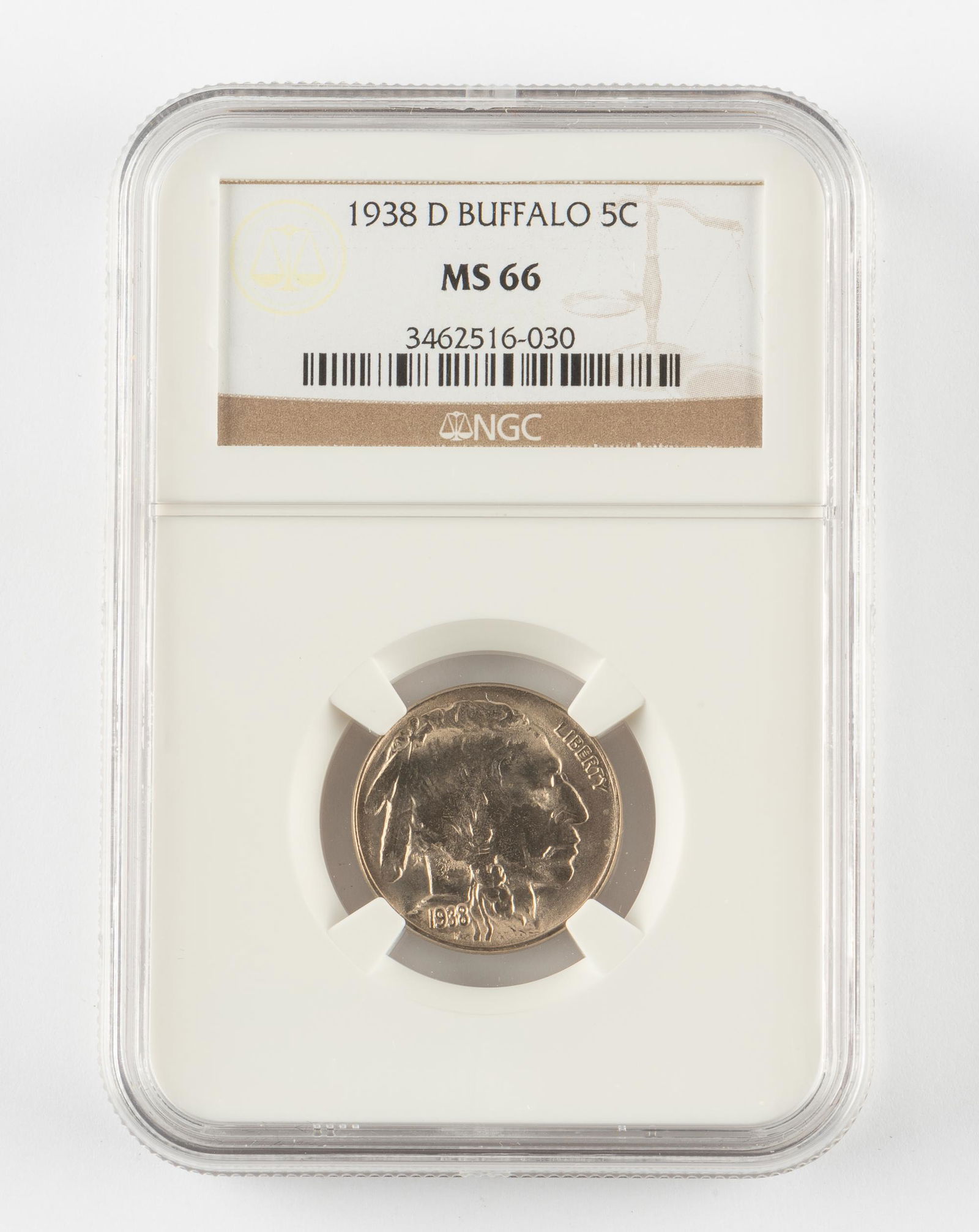 1938-D Buffalo Nickel NGC MS66 (1 of 2)