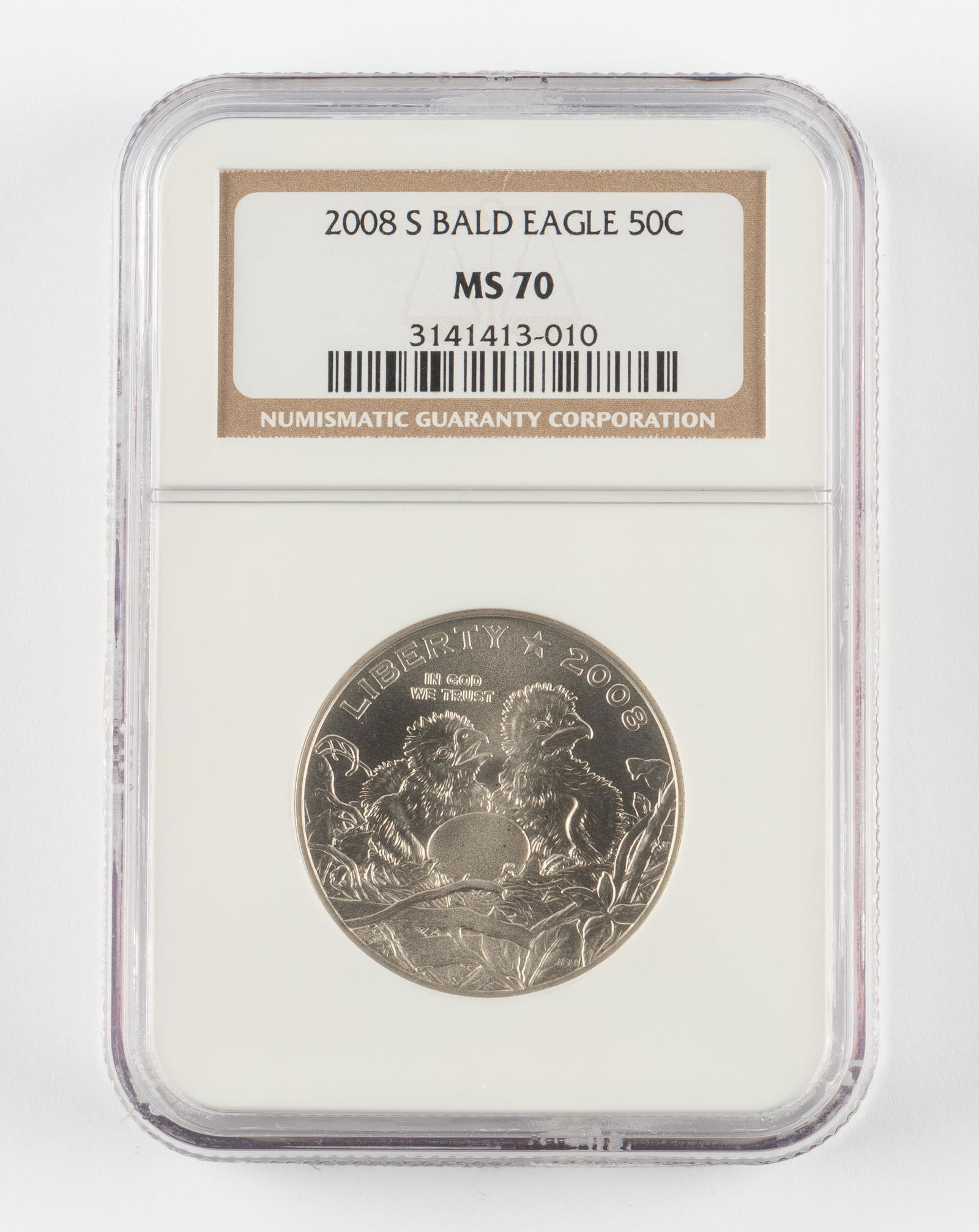 2008-S Bald Eagle Half NGC MS70 (1 of 2)